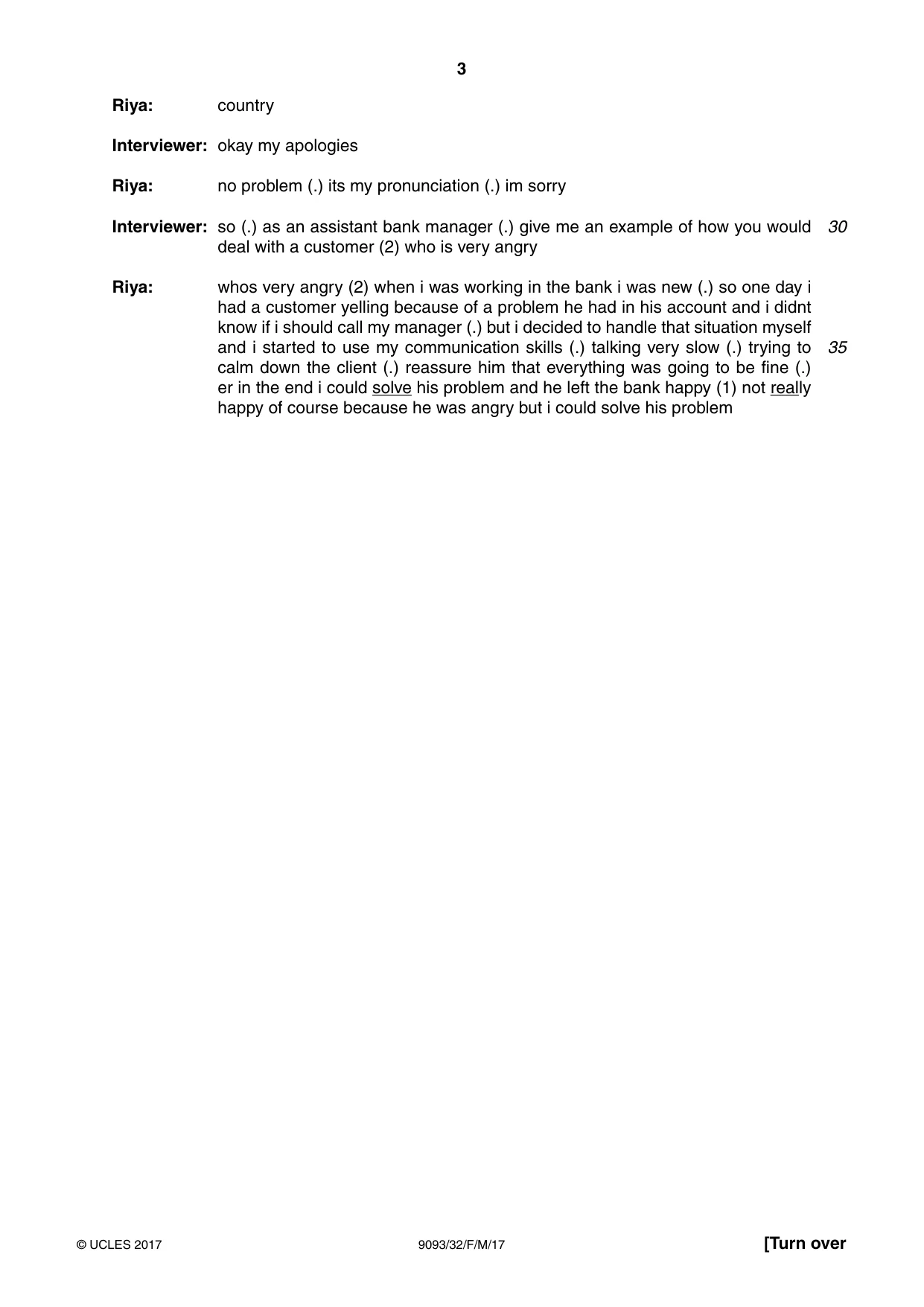 Cambridge A Level English - Language AS and A Level (from 2014) 9093 2017 Feb/March Paper 3 · Variant 2 question paper, page 3 of 8