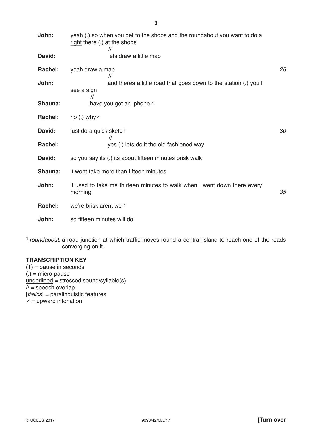 Cambridge A Level English - Language AS and A Level (from 2014) 9093 2017 May/June Paper 4 · Variant 2 question paper, page 3 of 8