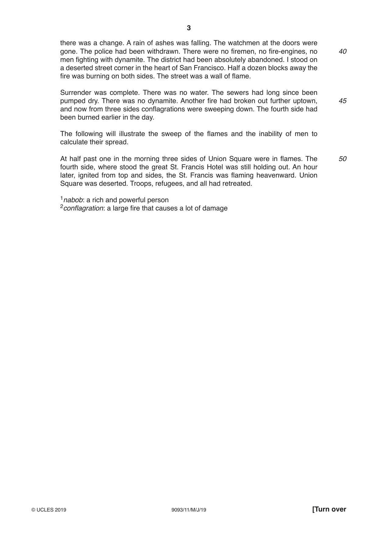 Cambridge A Level English - Language AS and A Level (from 2014) 9093 2019 May/June Paper 1 · Variant 1 question paper, page 3 of 8