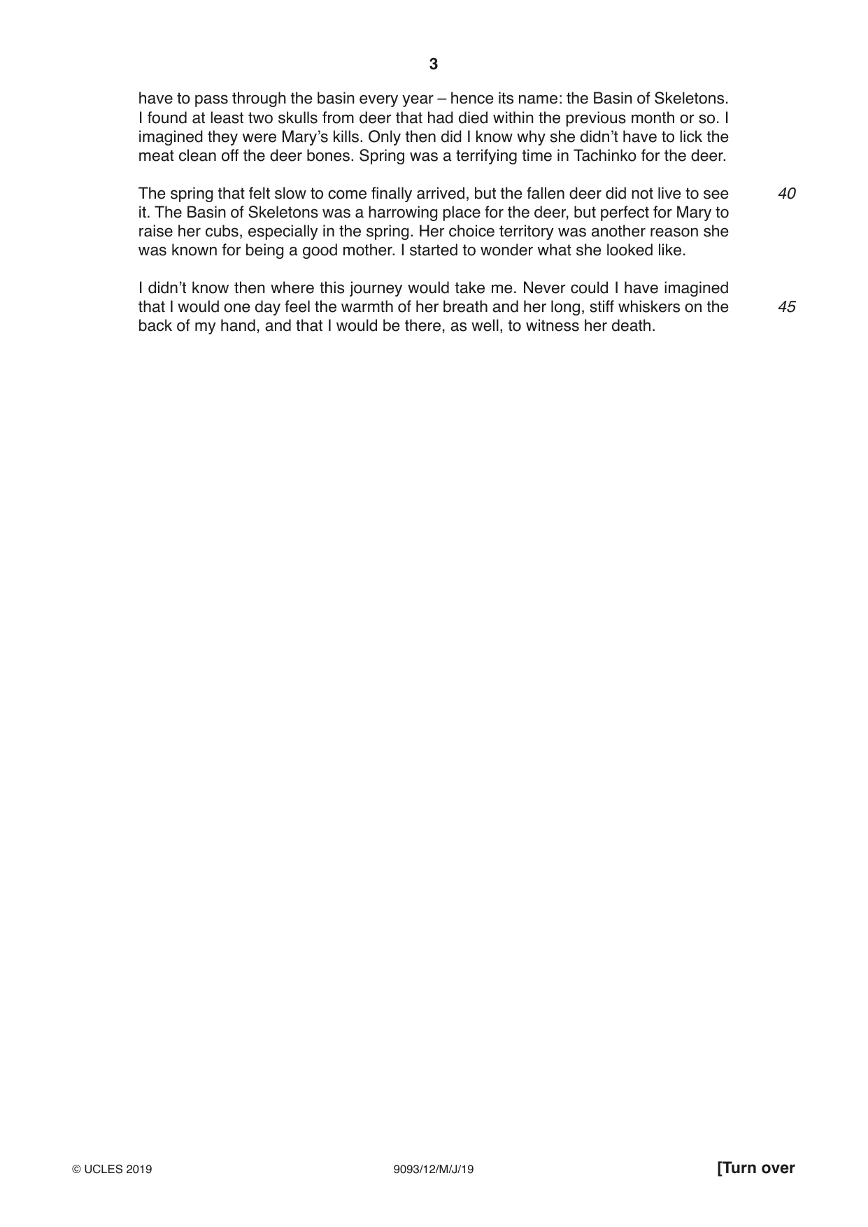 Cambridge A Level English - Language AS and A Level (from 2014) 9093 2019 May/June Paper 1 · Variant 2 question paper, page 3 of 8