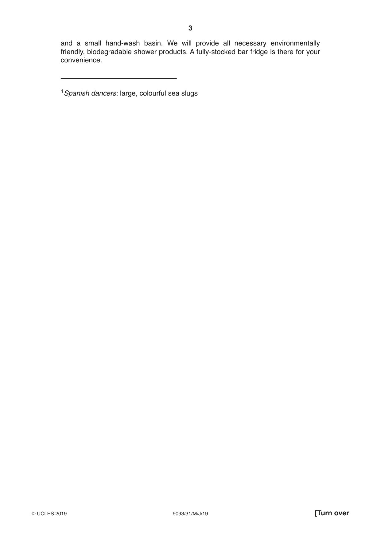 Cambridge A Level English - Language AS and A Level (from 2014) 9093 2019 May/June Paper 3 · Variant 1 question paper, page 3 of 8