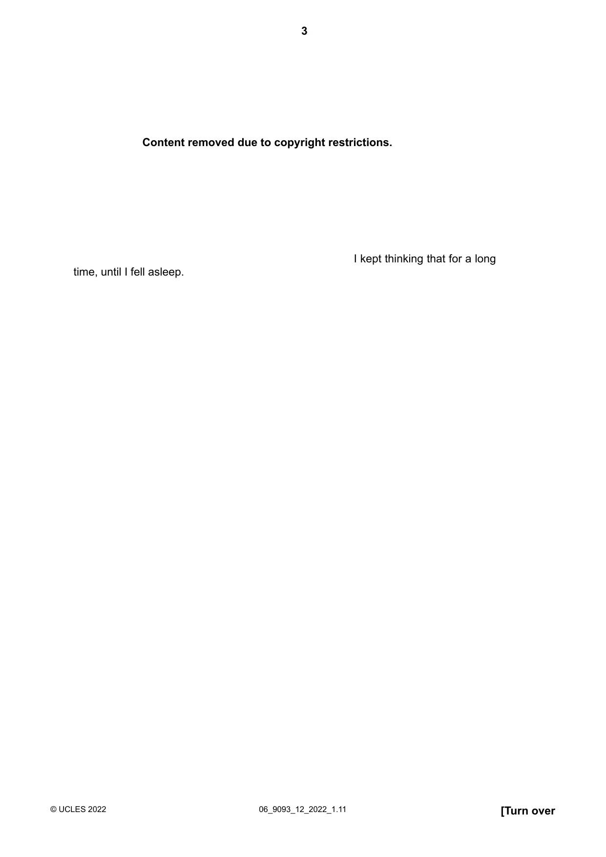 Cambridge A Level English - Language AS and A Level (from 2014) 9093 2022 May/June Paper 1 · Variant 2 question paper, page 3 of 8