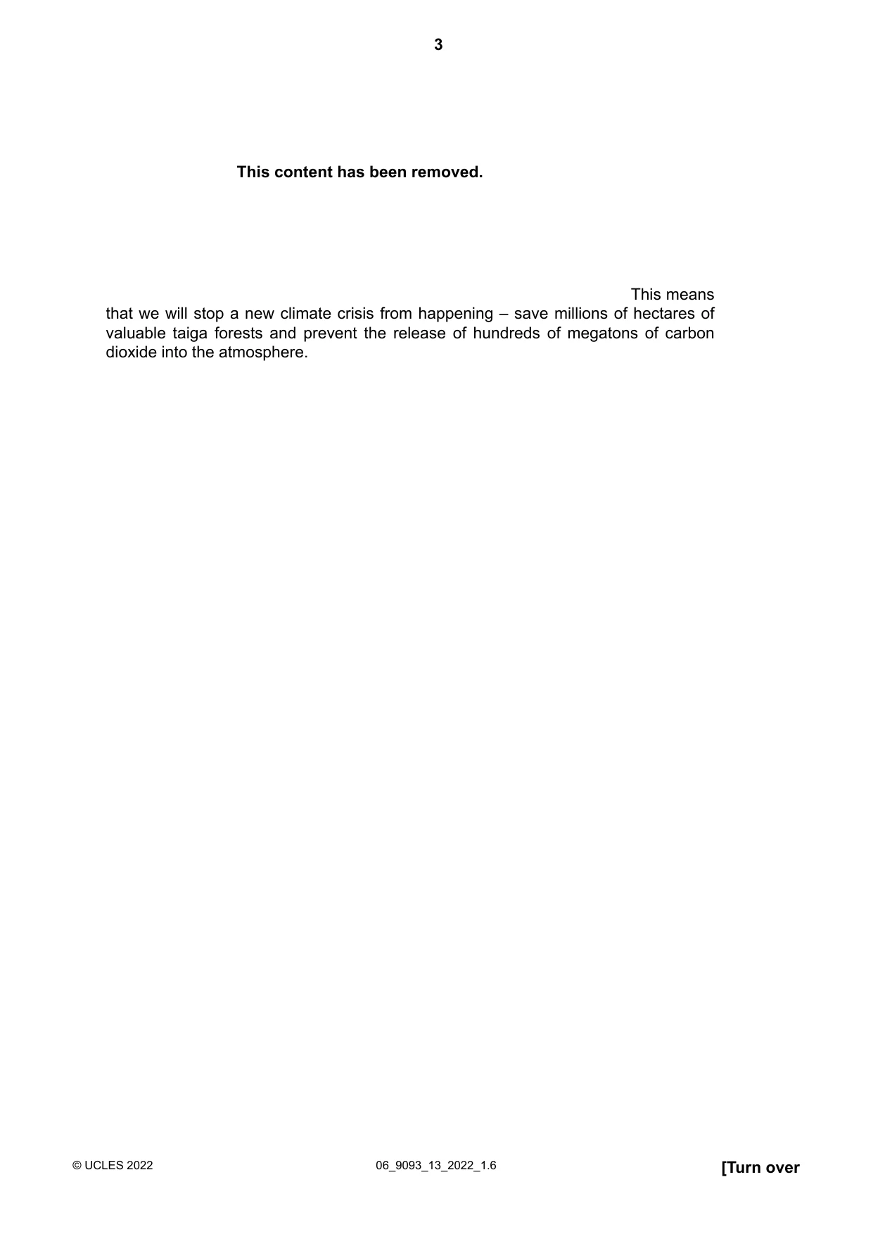 Cambridge A Level English - Language AS and A Level (from 2014) 9093 2022 May/June Paper 1 · Variant 3 question paper, page 3 of 8