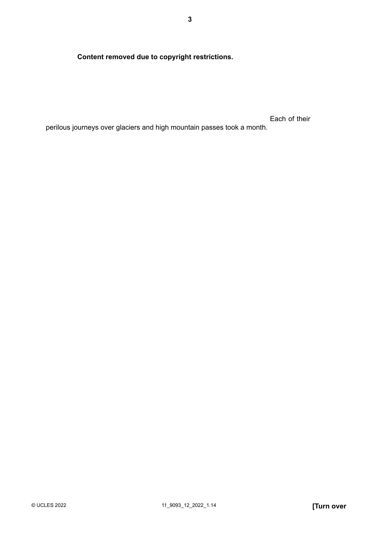 Cambridge A Level English - Language AS and A Level (from 2014) 9093 2022 Oct/Nov Paper 1 · Variant 2 question paper, page 3 of 8