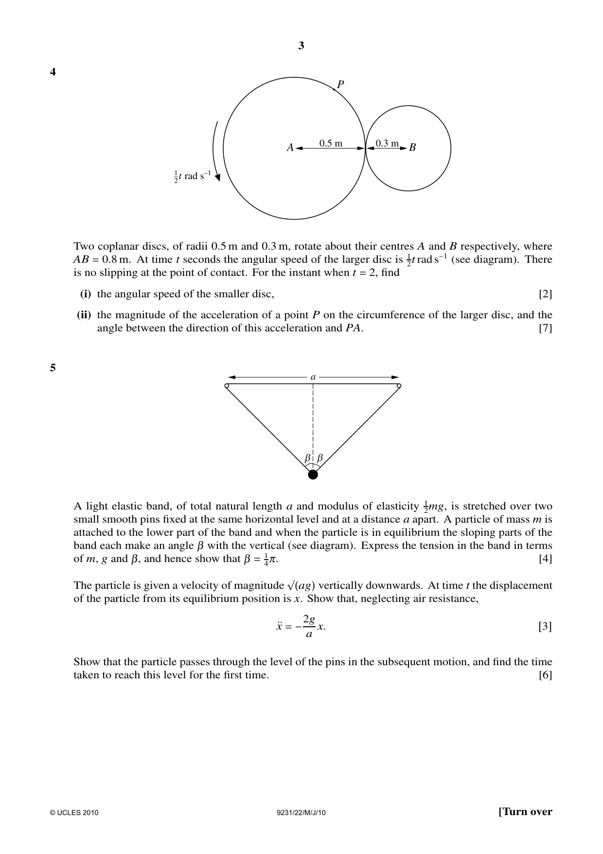 Cambridge A Level Mathematics - Further 9231 2010 May/June Paper 2 · Variant 2 question paper, page 3 of 8