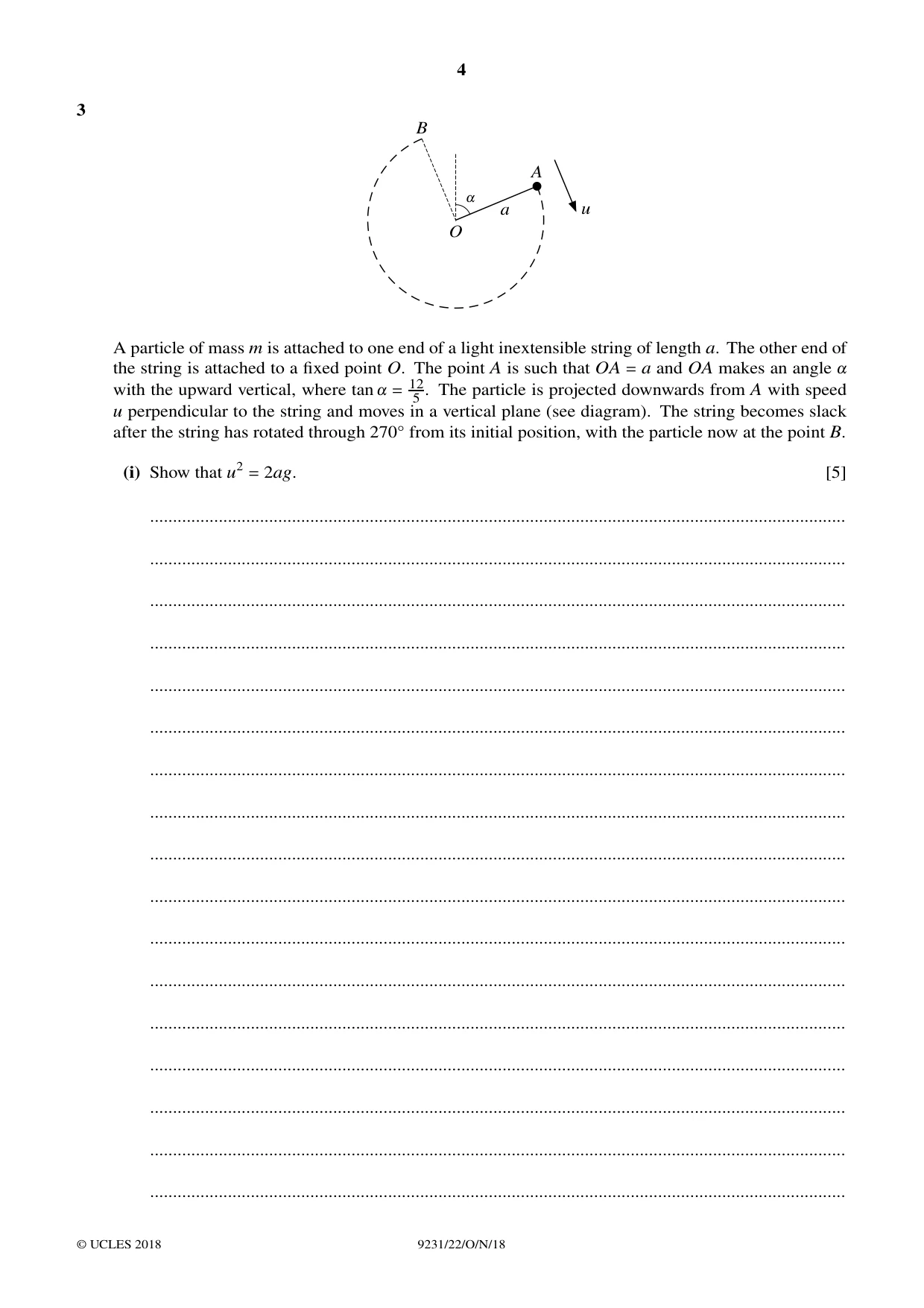 Cambridge A Level Mathematics - Further 9231 2018 Oct/Nov Paper 2 · Variant 2 question paper, page 4 of 24