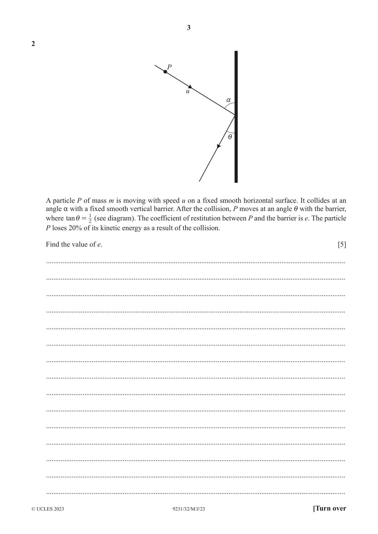 Cambridge A Level Mathematics - Further 9231 2023 May/June Paper 3 · Variant 2 question paper, page 3 of 16