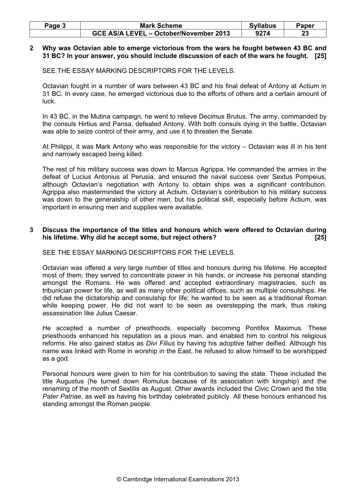 Mark scheme, page 3 of 12