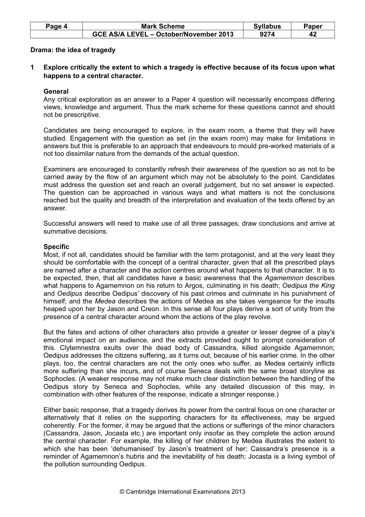 Mark scheme, page 4 of 7