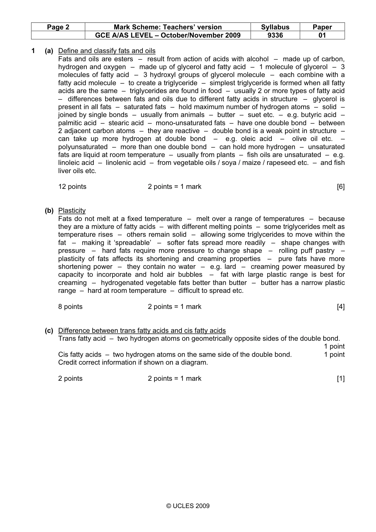 Mark scheme, page 2 of 15