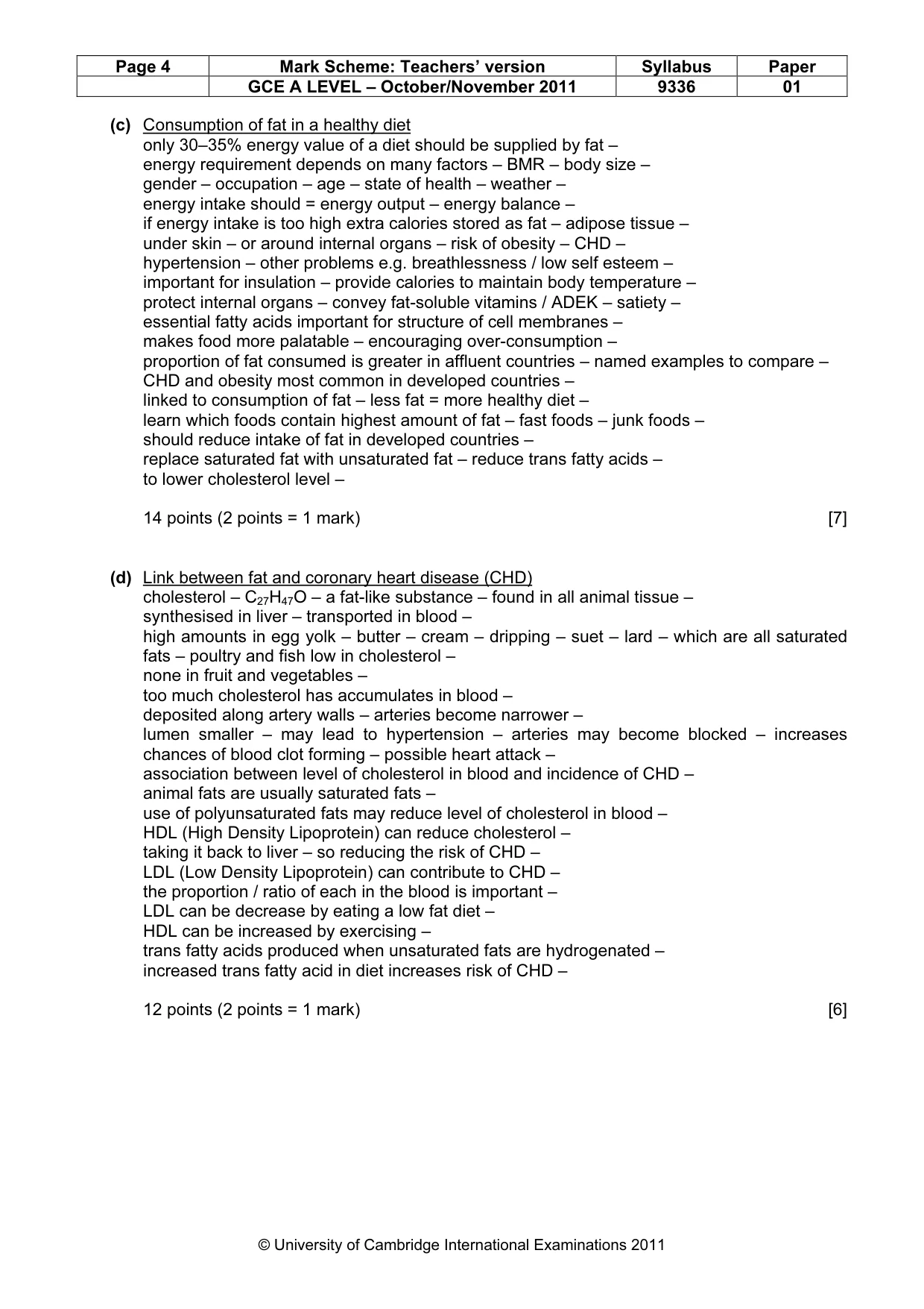 Mark scheme, page 4 of 16