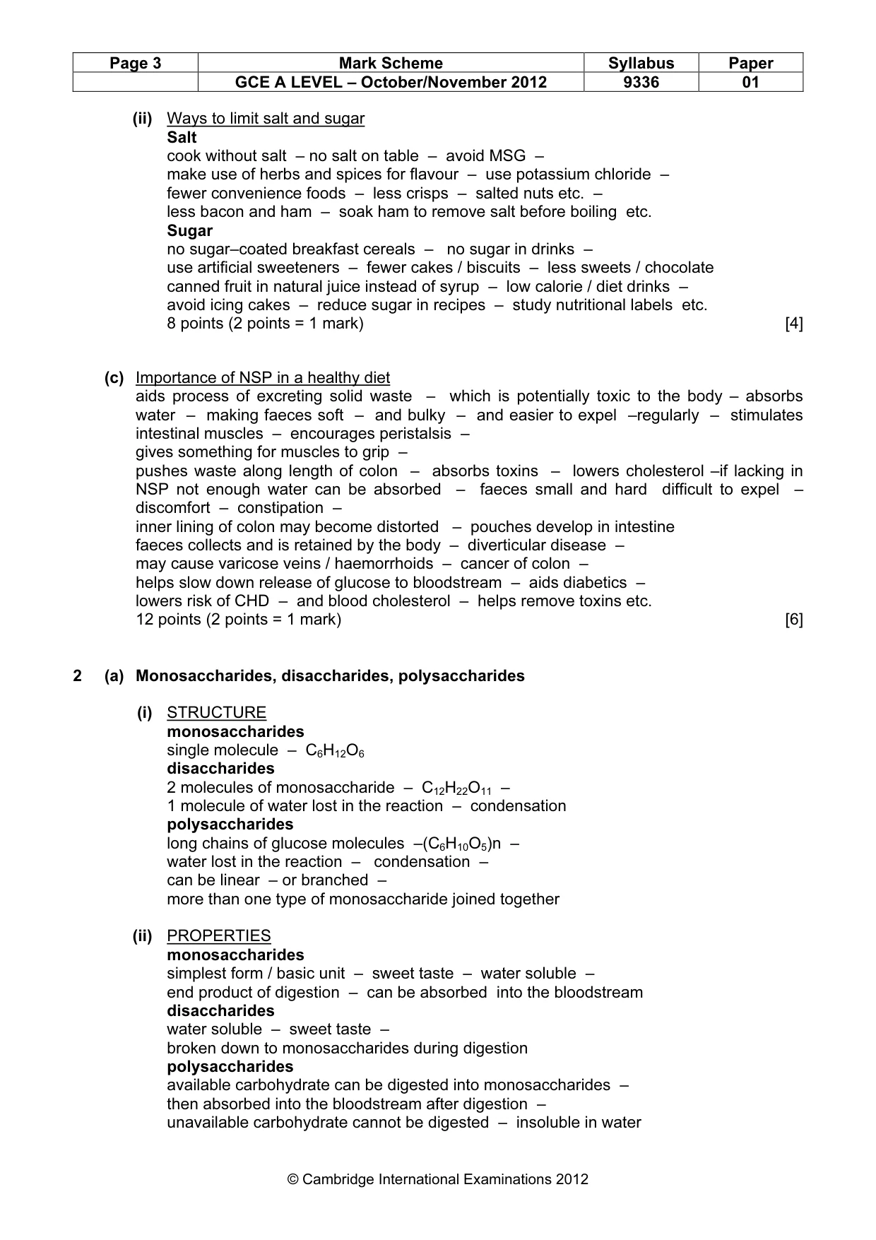 Mark scheme, page 3 of 14