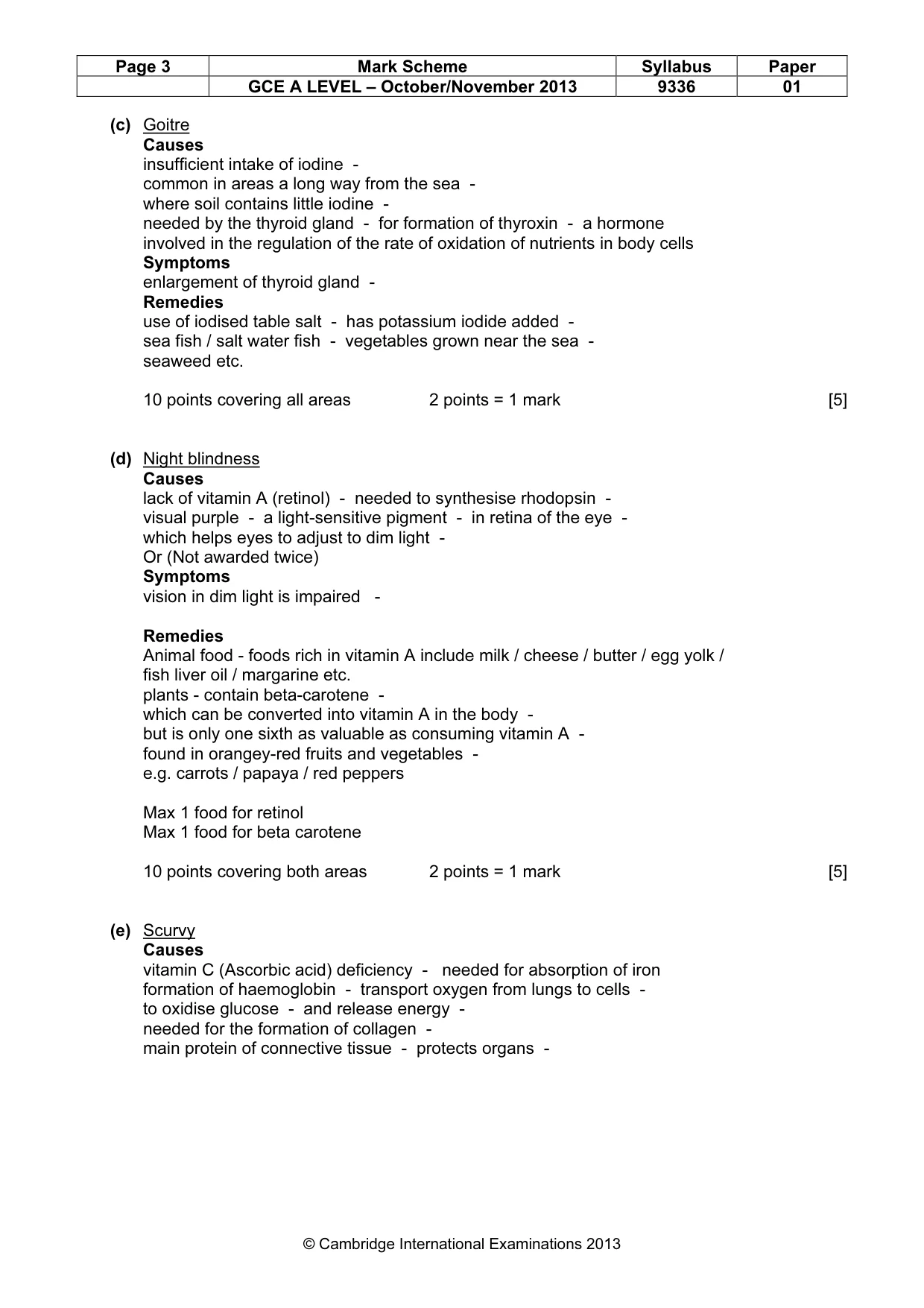 Mark scheme, page 3 of 18