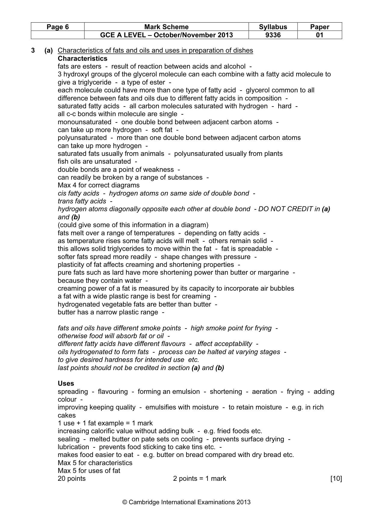 Mark scheme, page 6 of 18