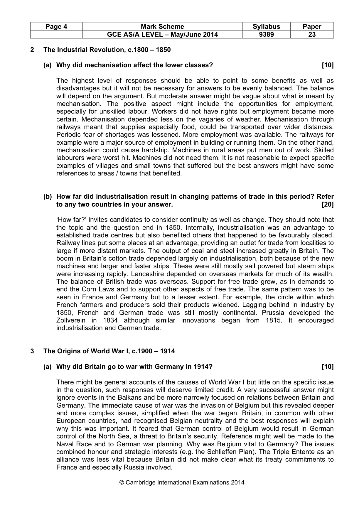 Mark scheme, page 4 of 13