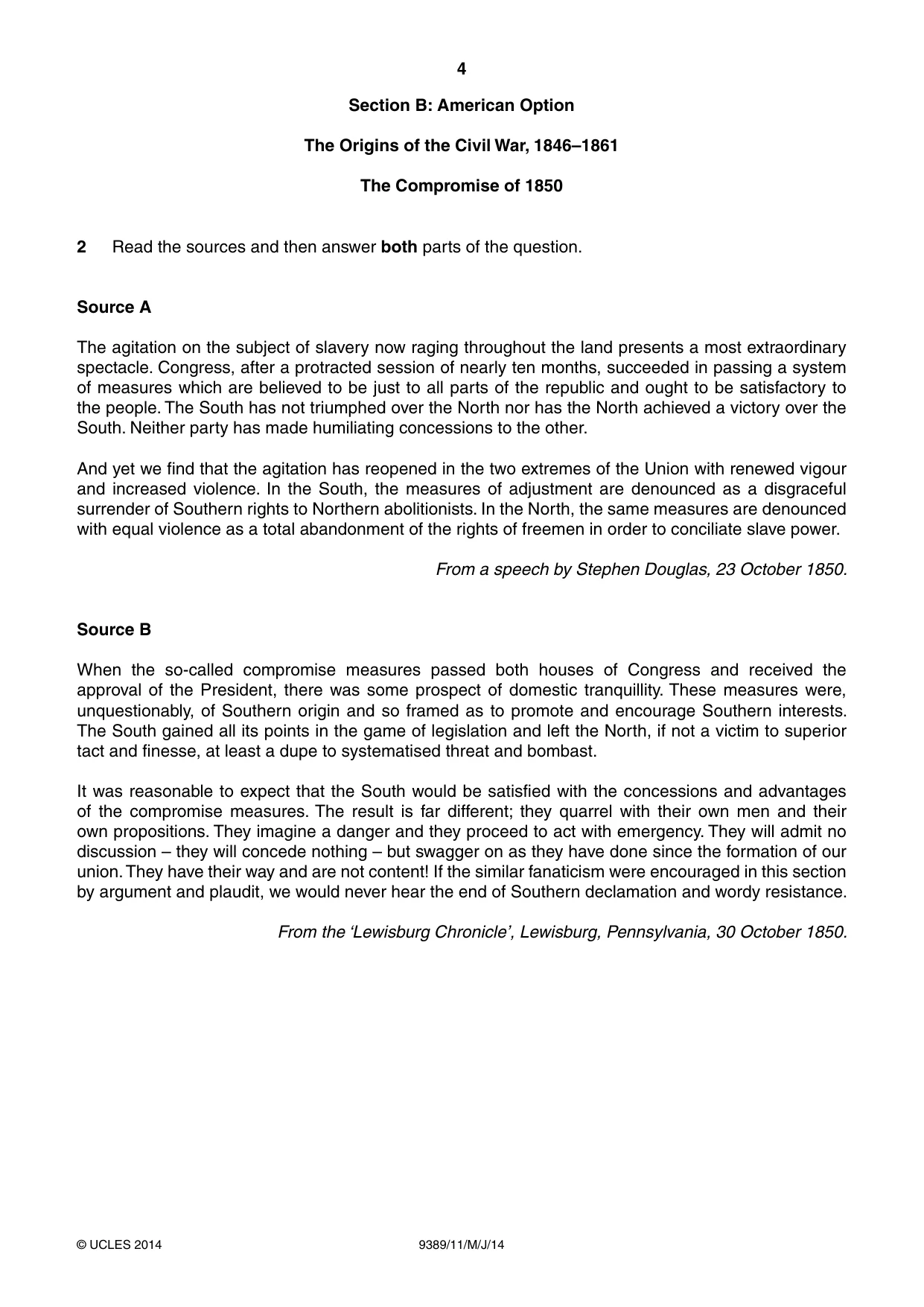 Cambridge A Level History 9389 2014 May/June Paper 1 · Variant 1 question paper, page 4 of 8