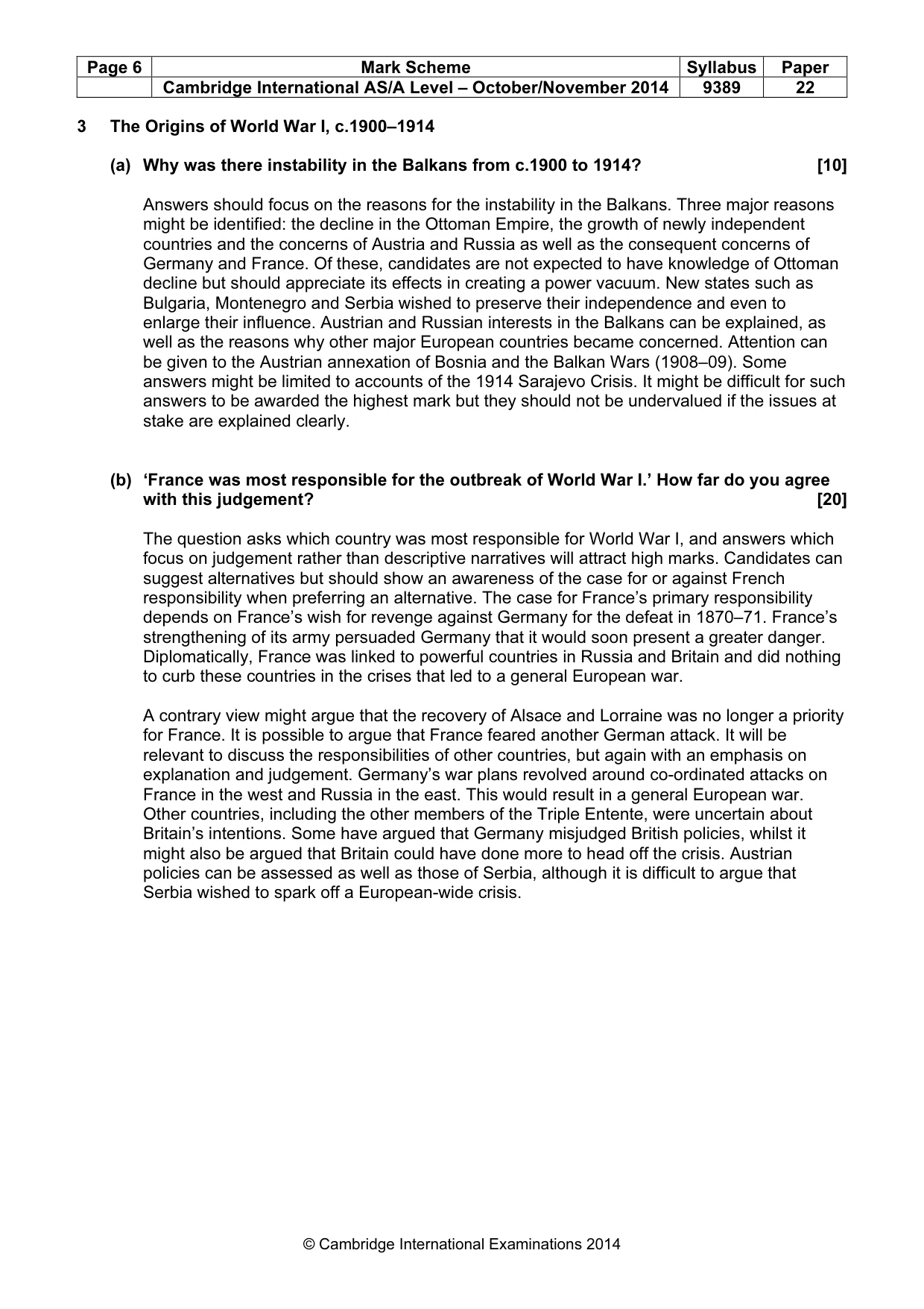 Mark scheme, page 6 of 17
