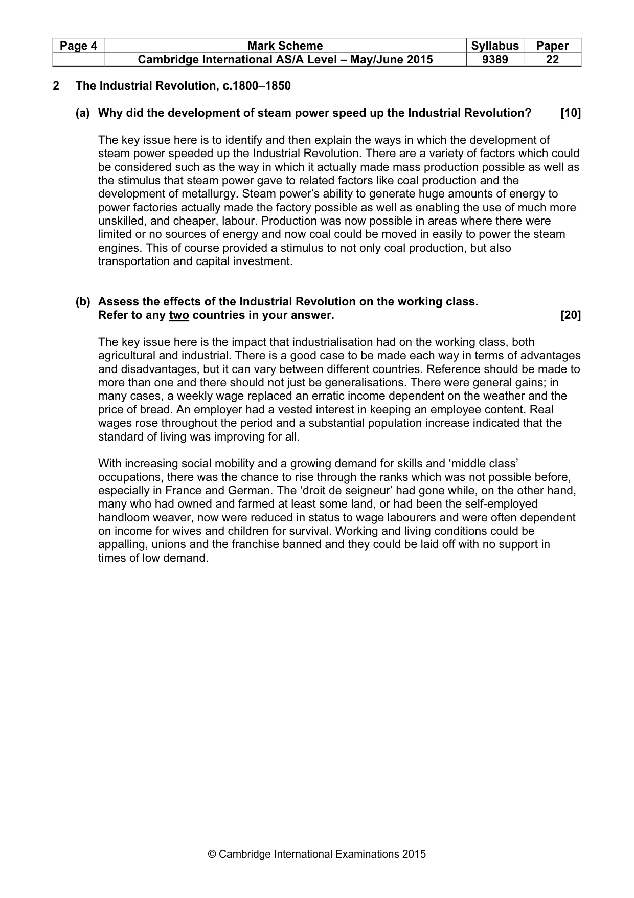 Mark scheme, page 4 of 14