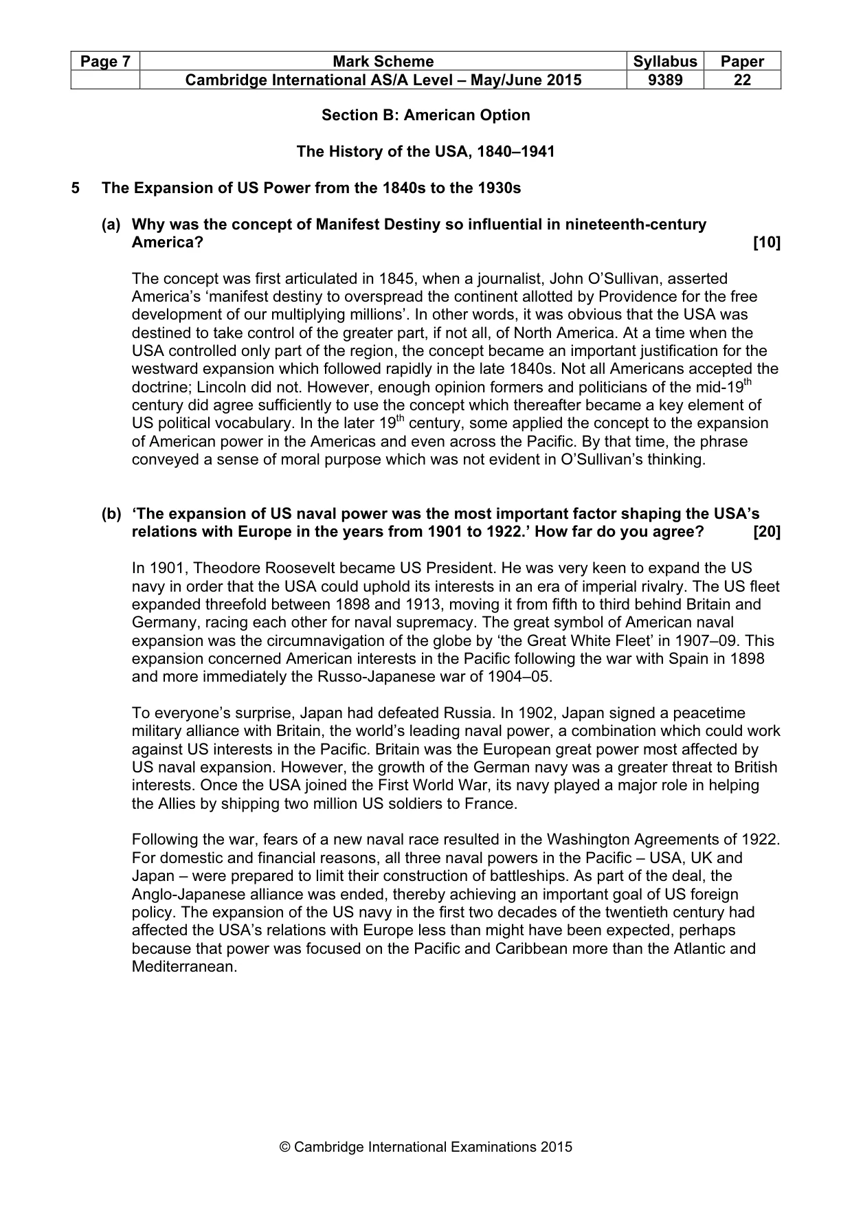 Mark scheme, page 7 of 14