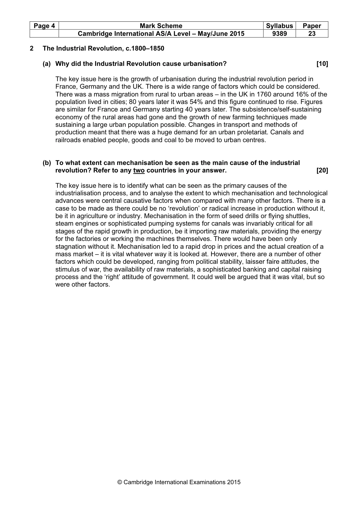 Mark scheme, page 4 of 14