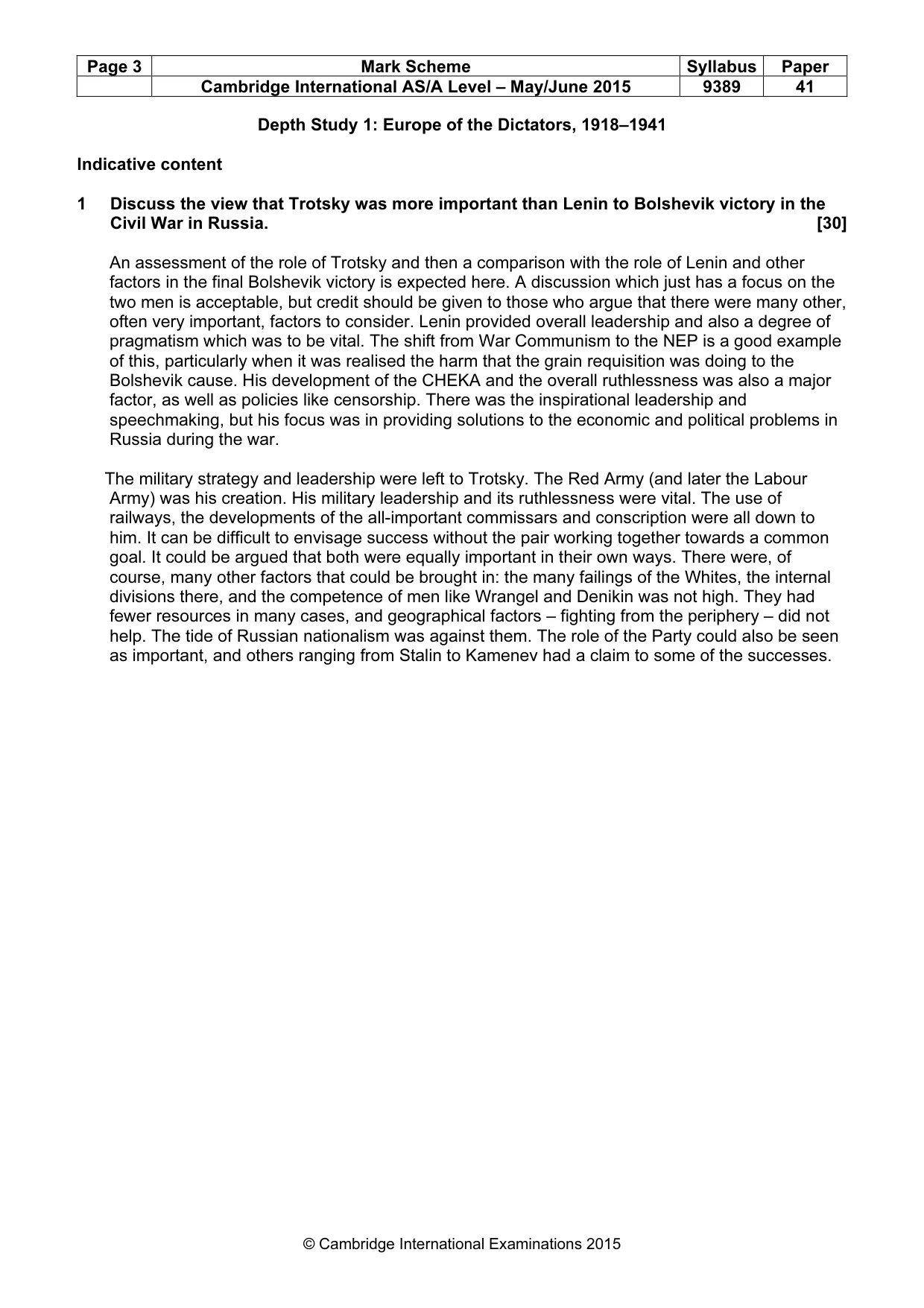 Mark scheme, page 3 of 14