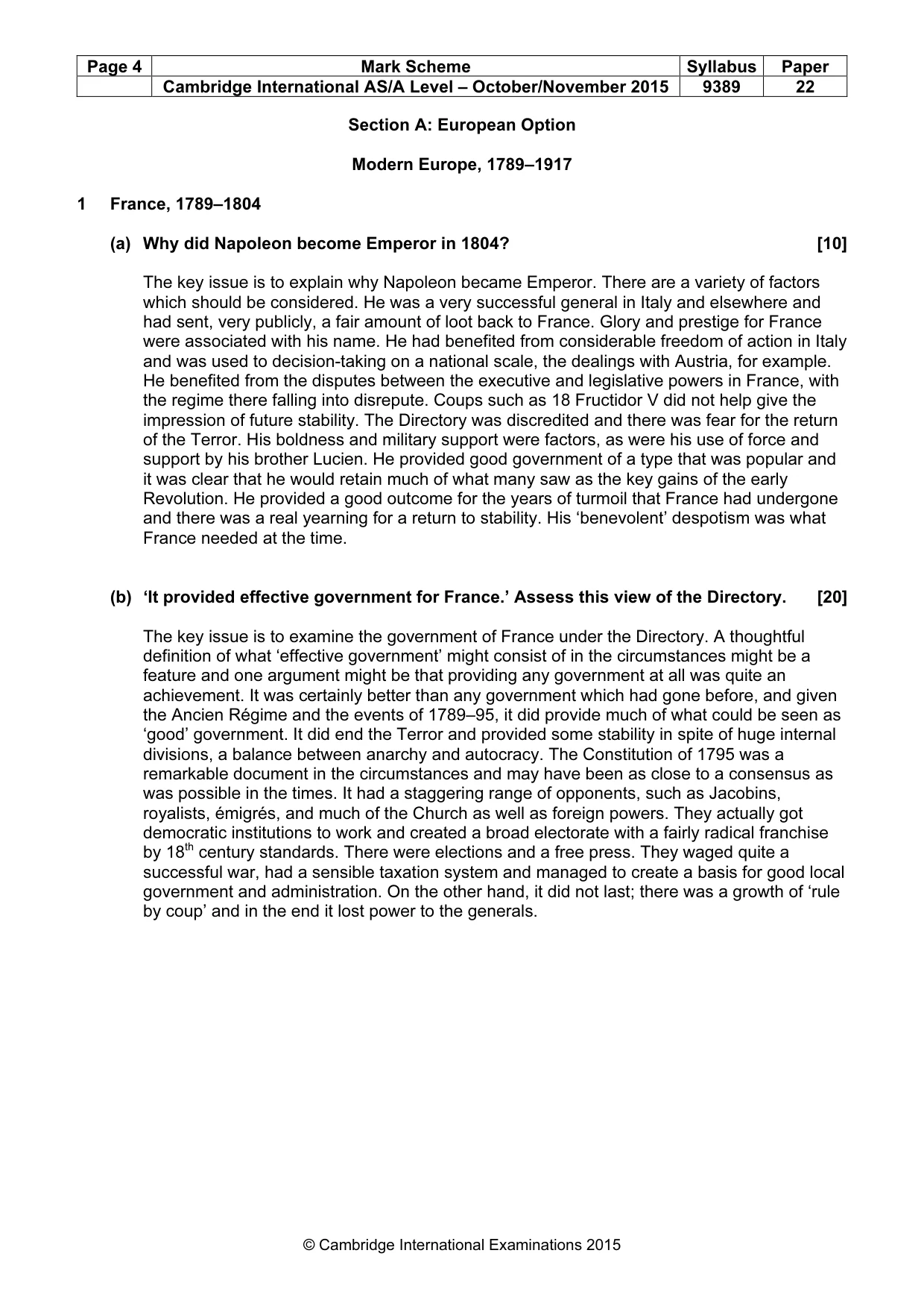 Mark scheme, page 4 of 15