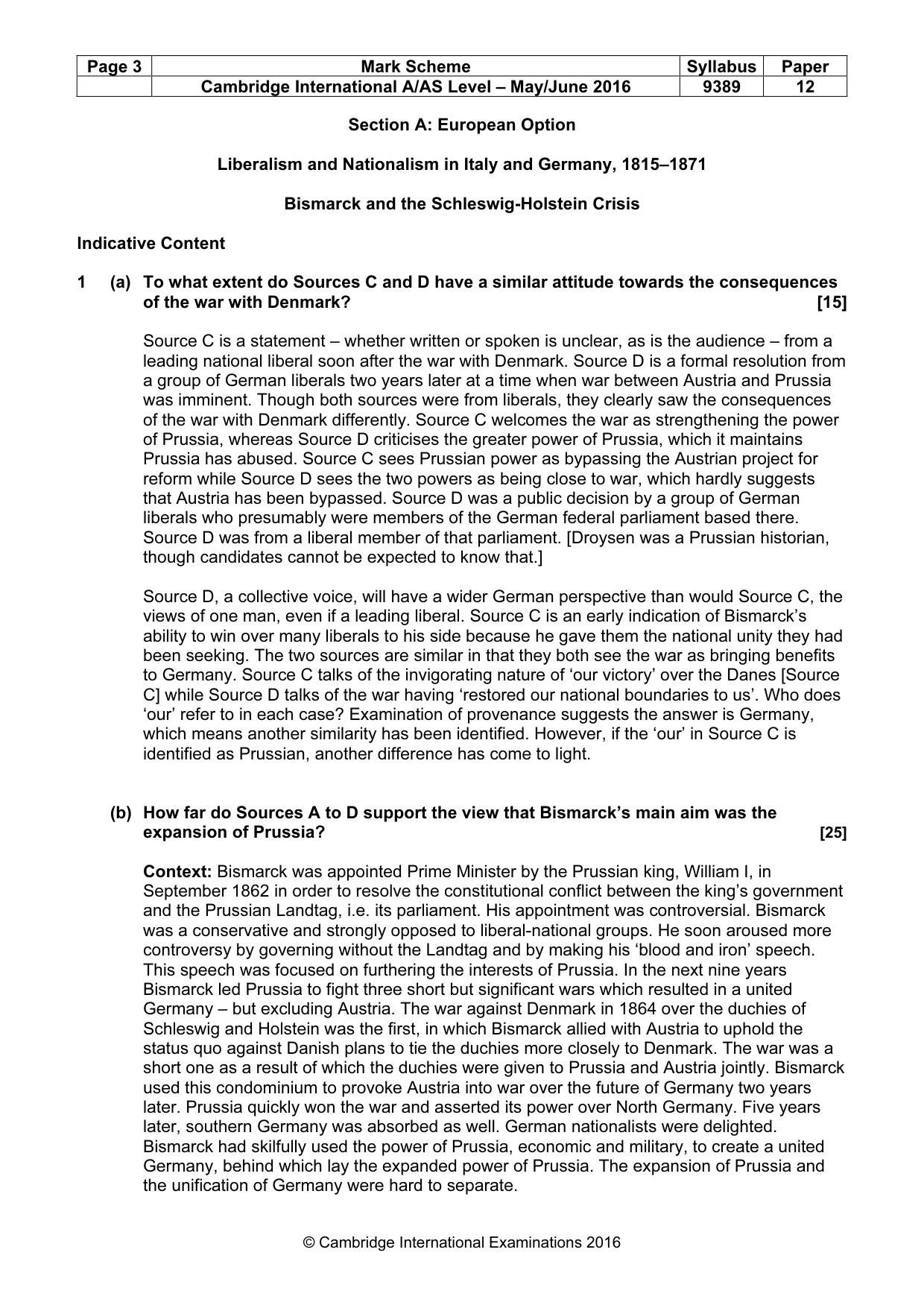 Mark scheme, page 3 of 10