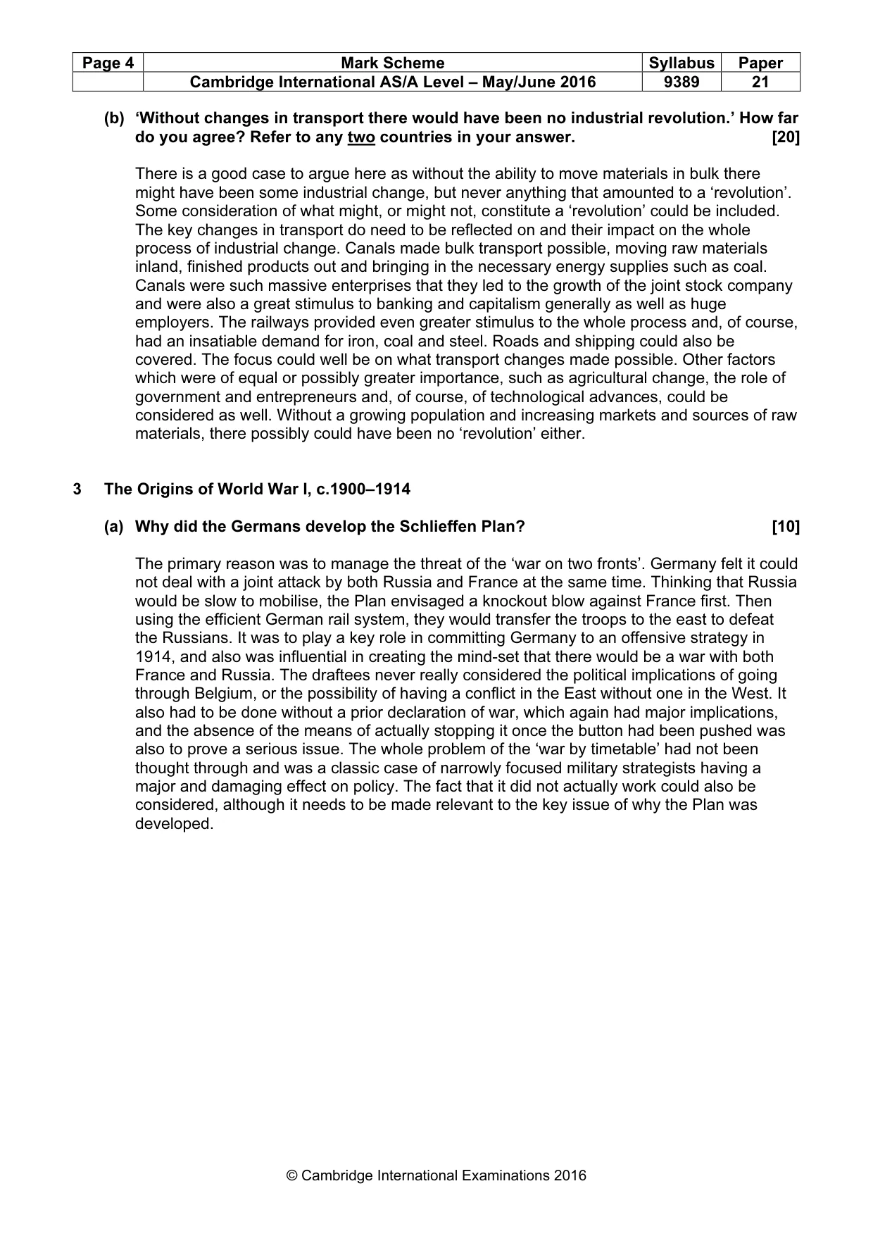 Mark scheme, page 4 of 13