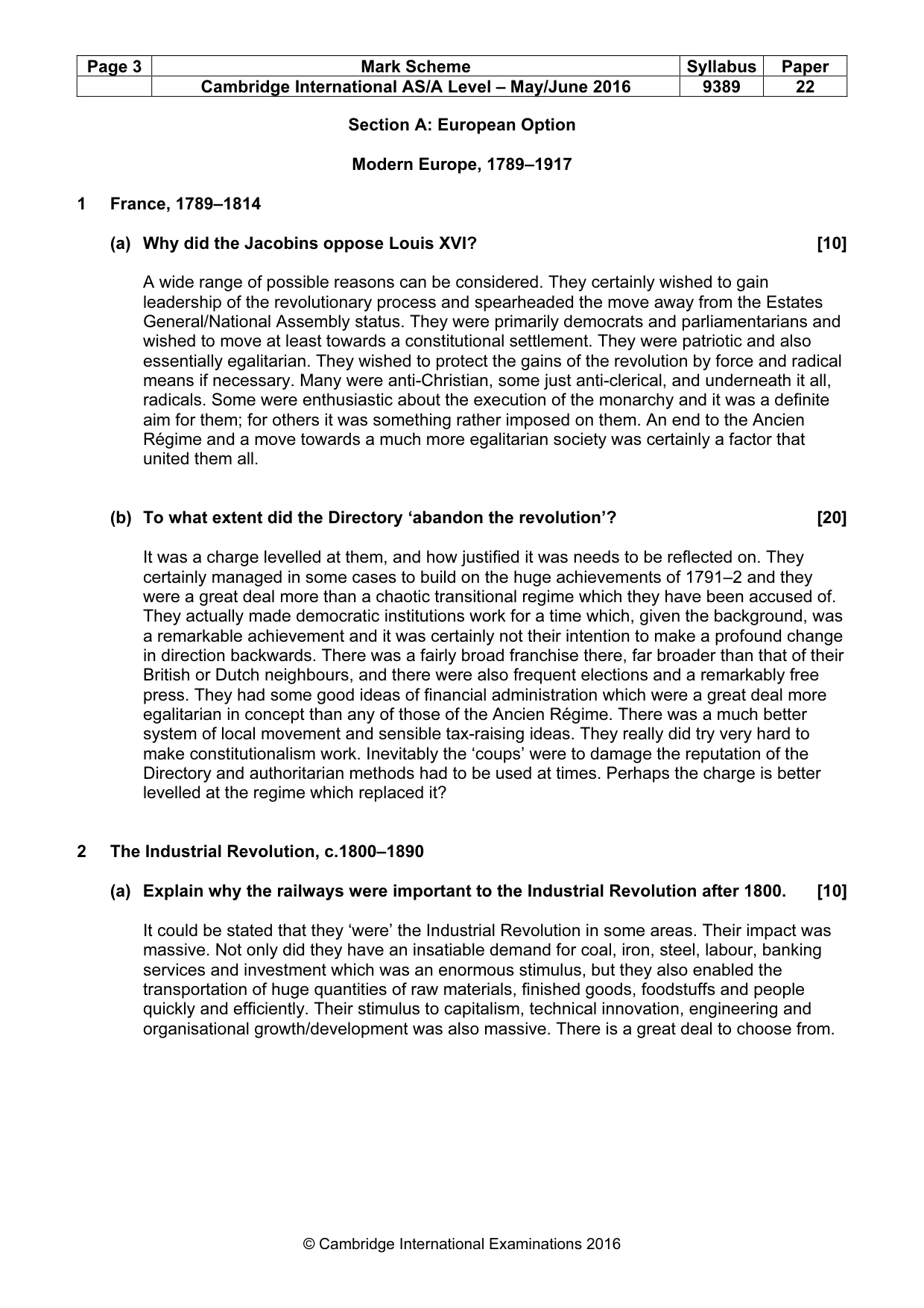 Mark scheme, page 3 of 13