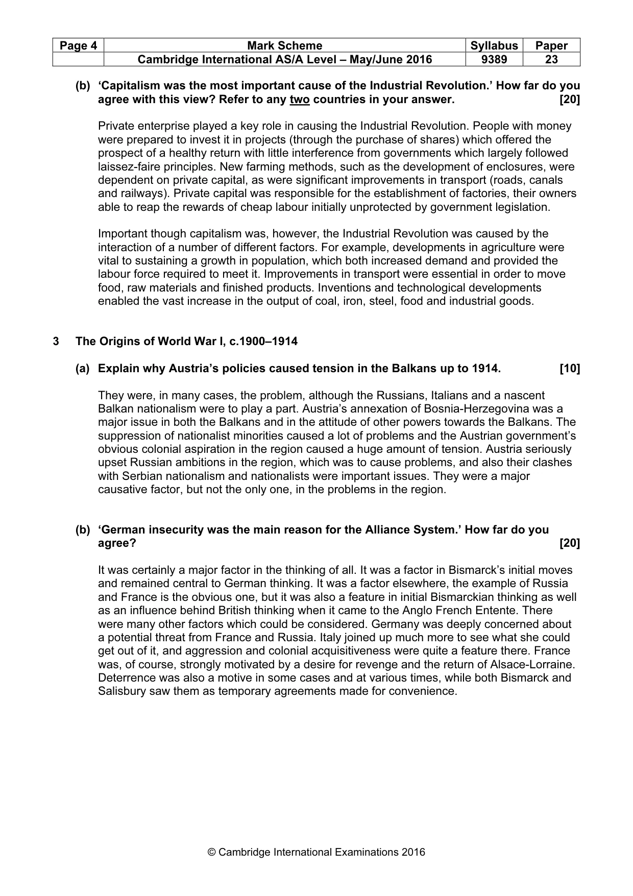 Mark scheme, page 4 of 14