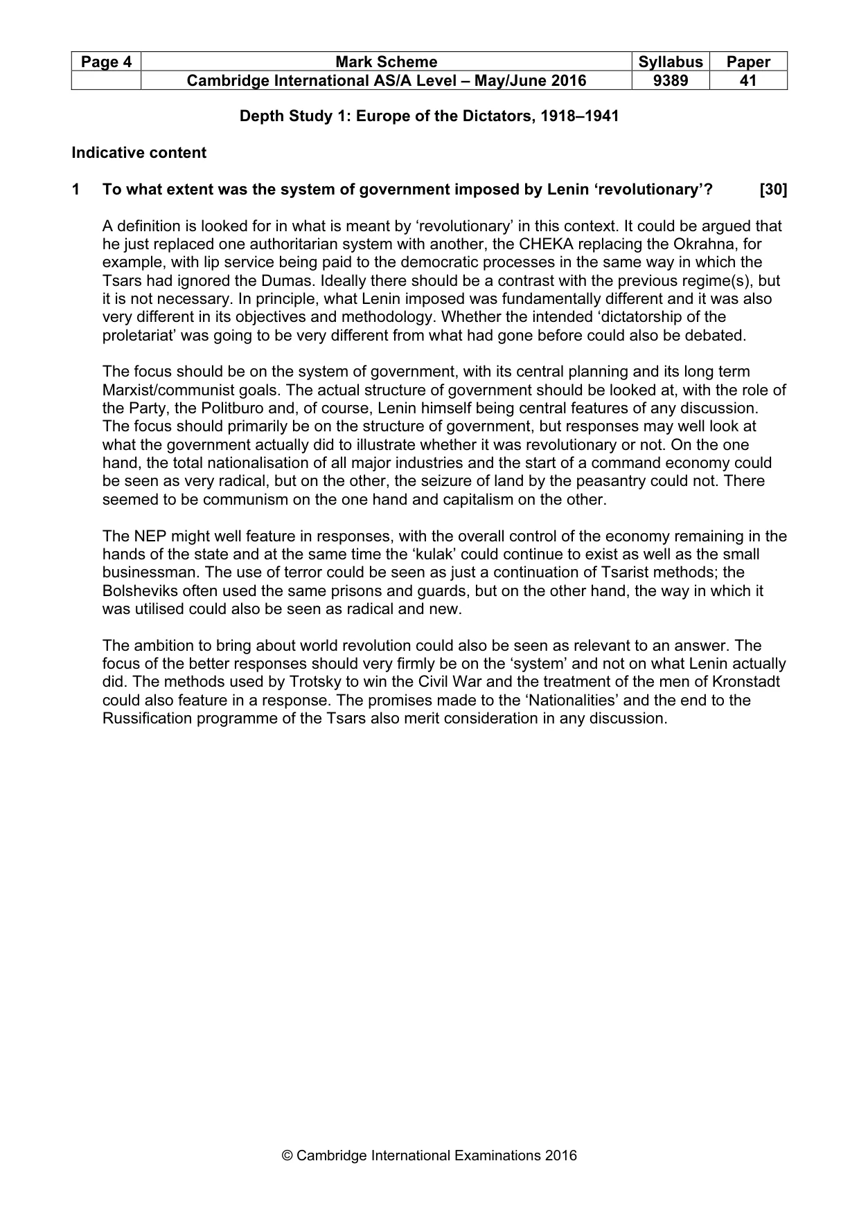 Mark scheme, page 4 of 15