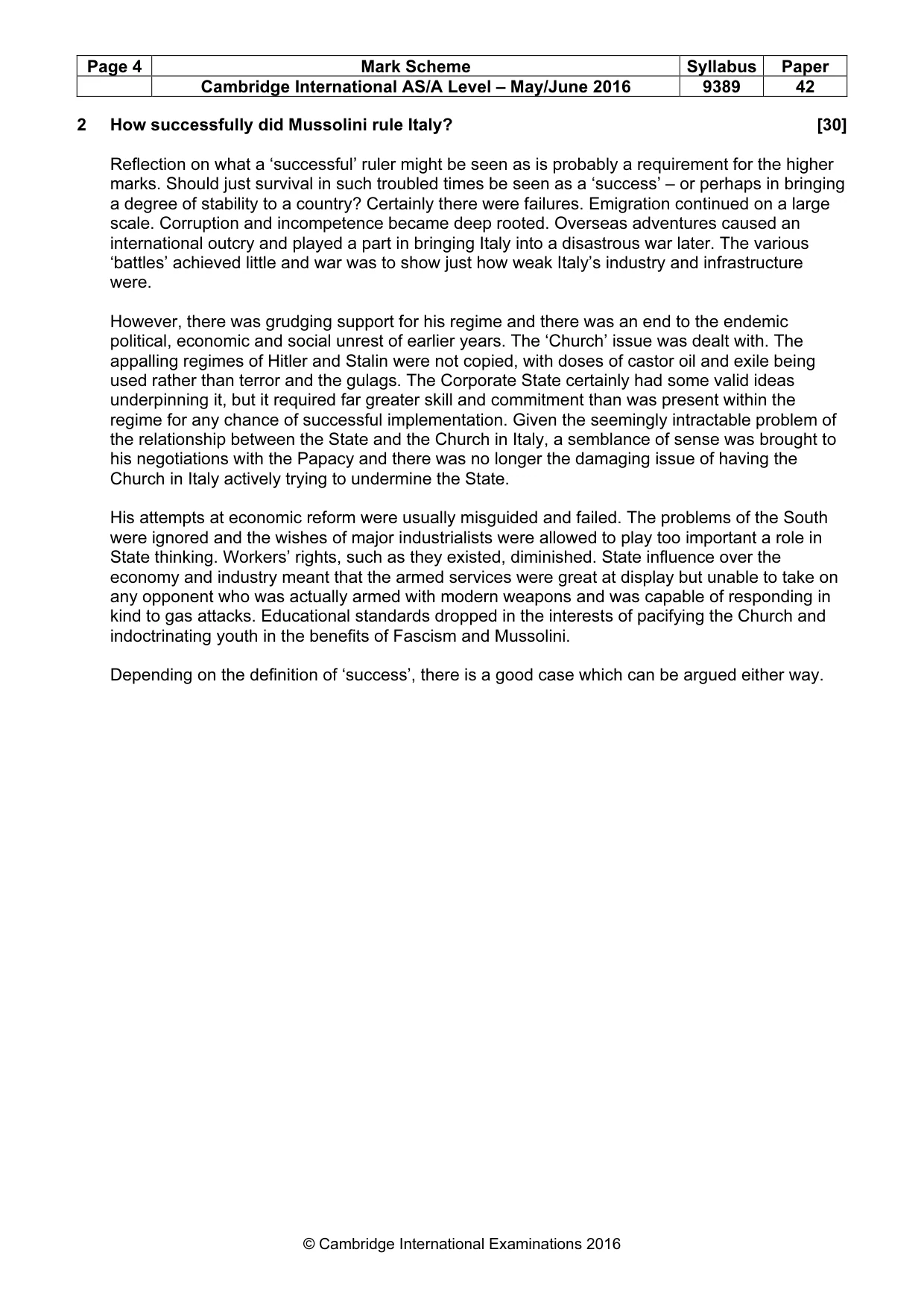 Mark scheme, page 4 of 14
