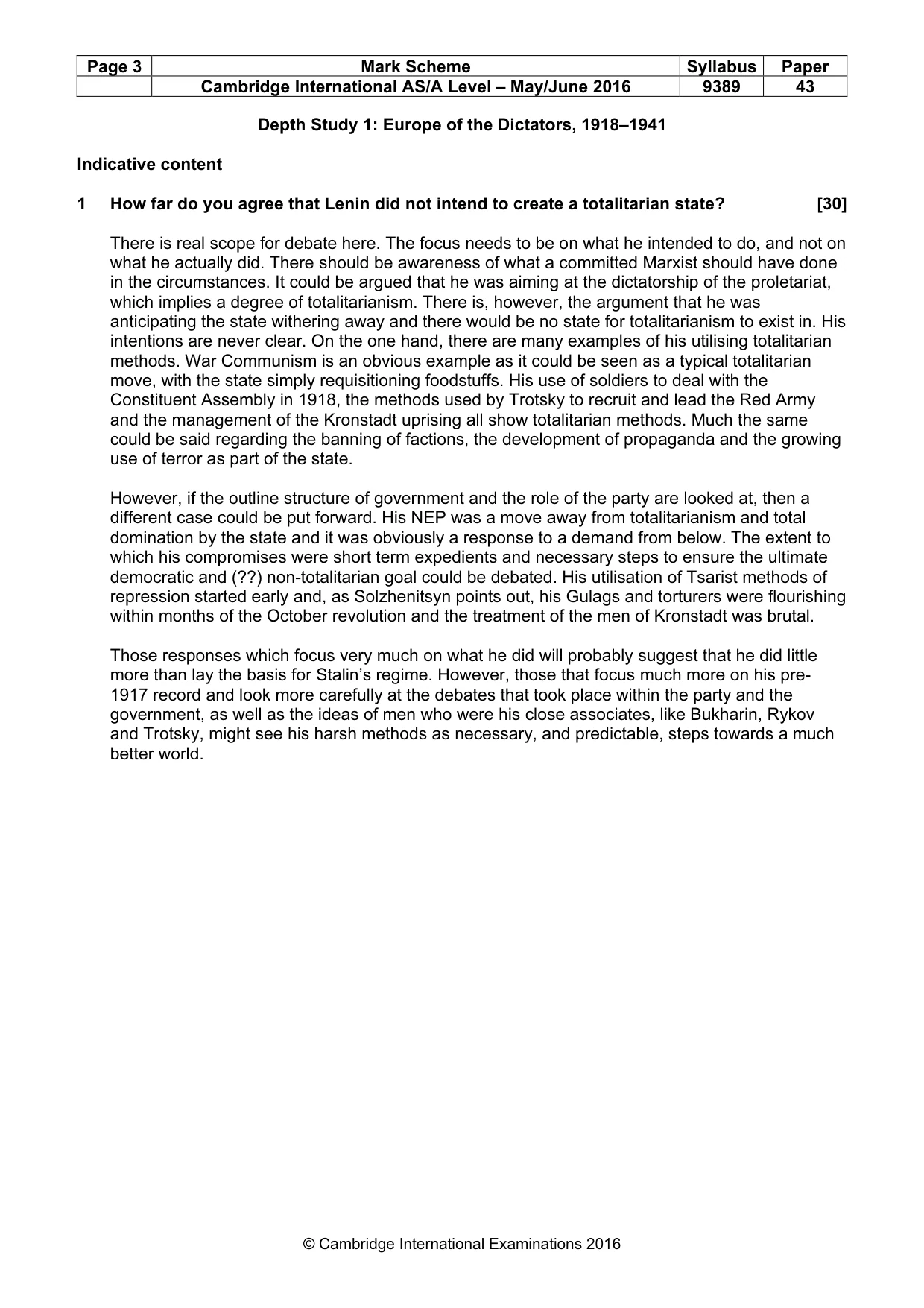 Mark scheme, page 3 of 14
