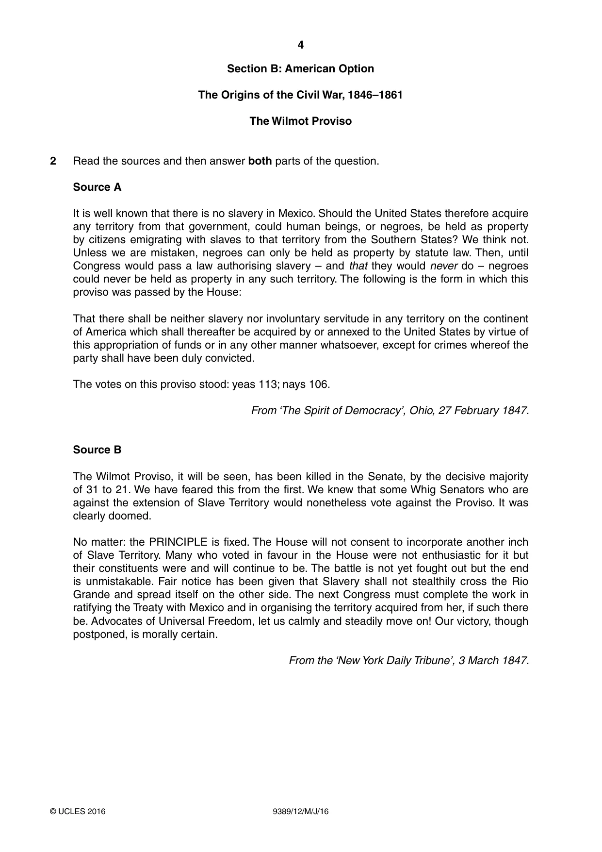 Cambridge A Level History 9389 2016 May/June Paper 1 · Variant 2 question paper, page 4 of 8