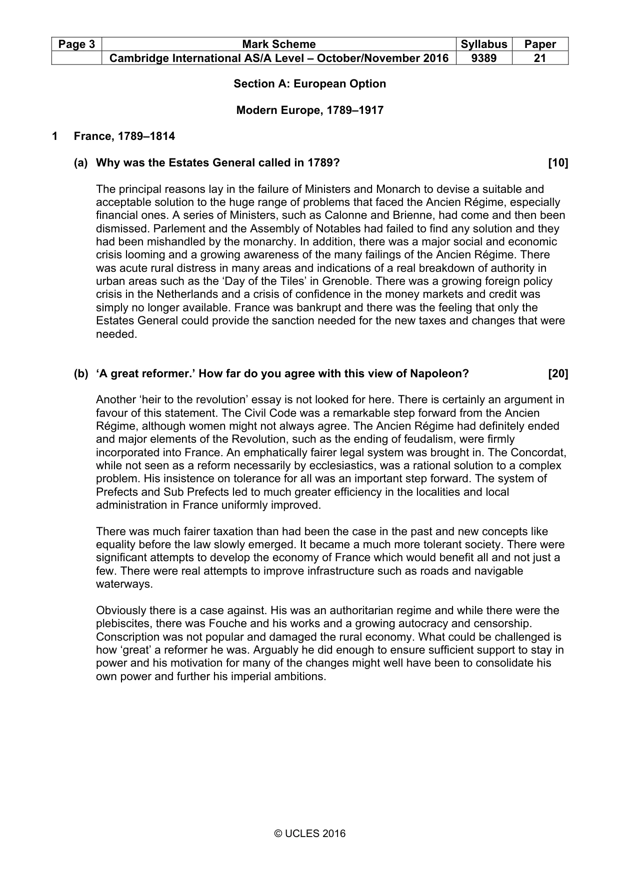 Mark scheme, page 3 of 14