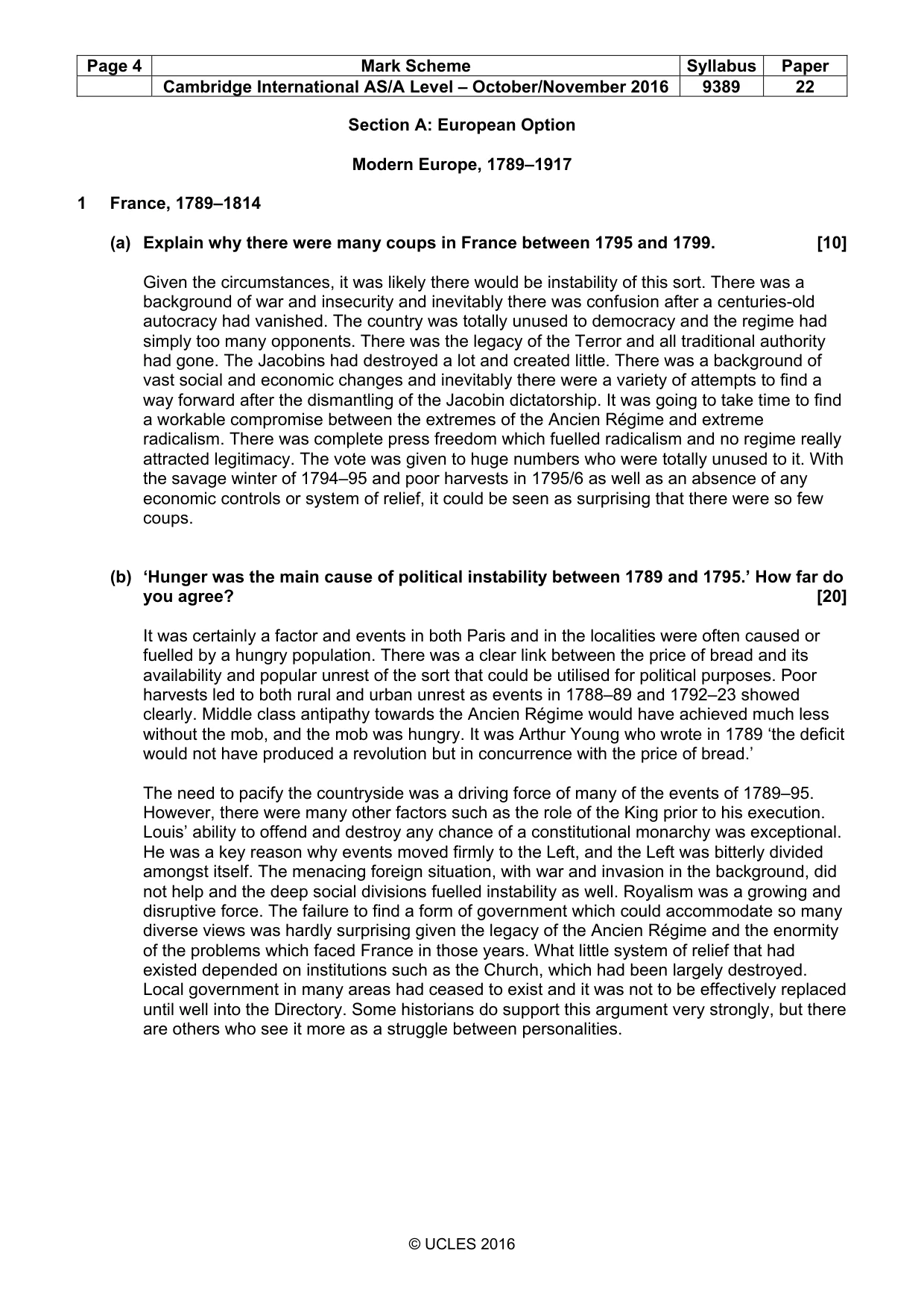 Mark scheme, page 4 of 15