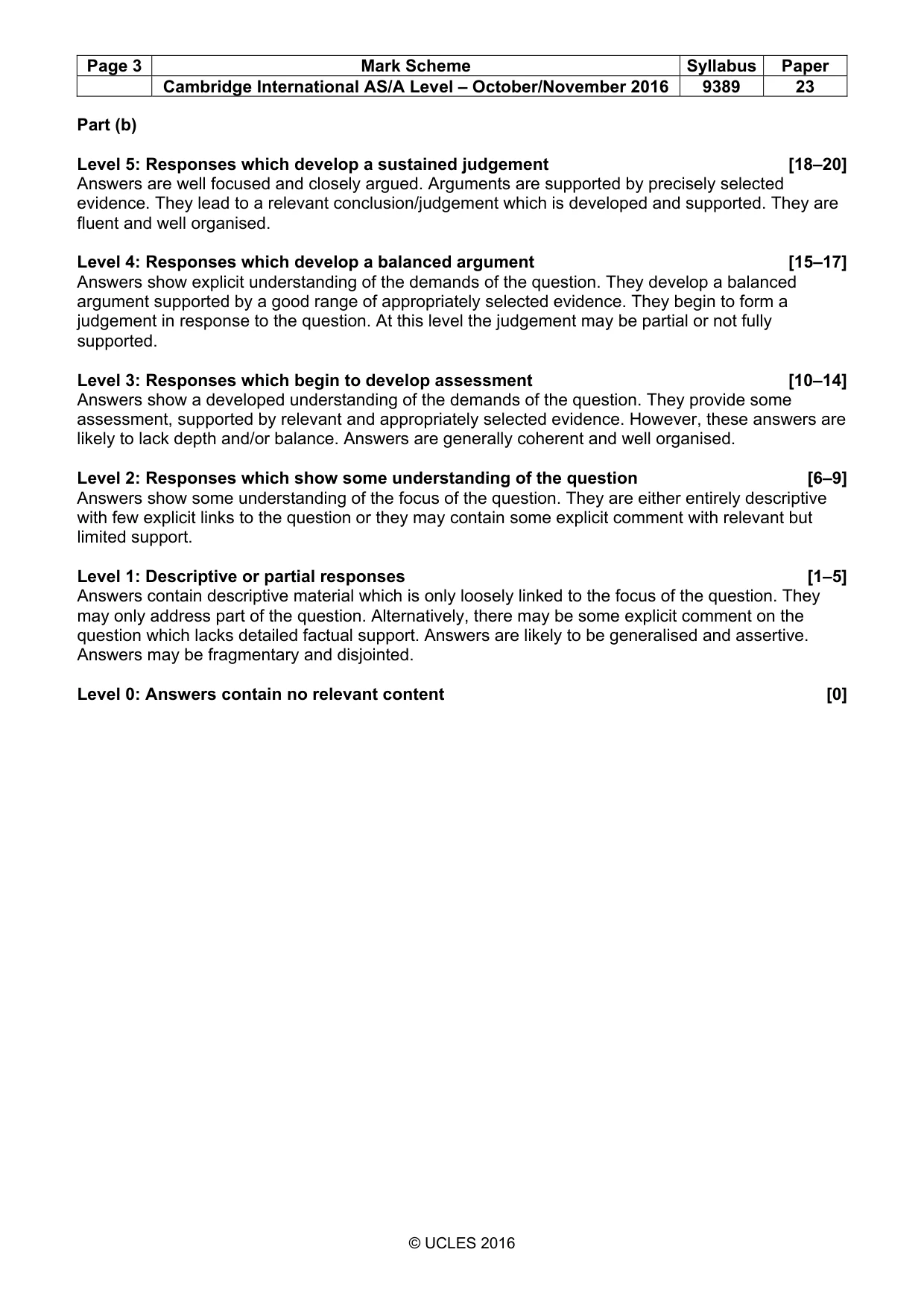Mark scheme, page 3 of 15