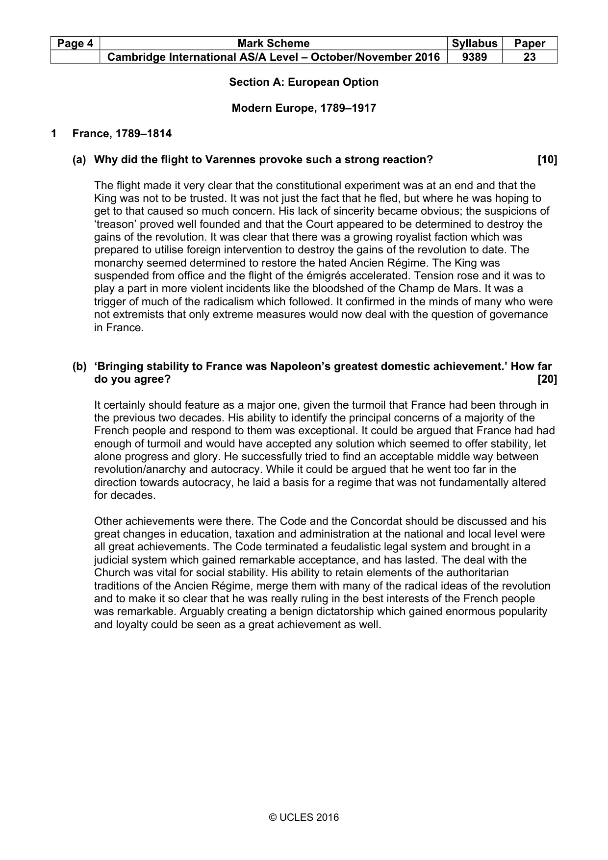 Mark scheme, page 4 of 15