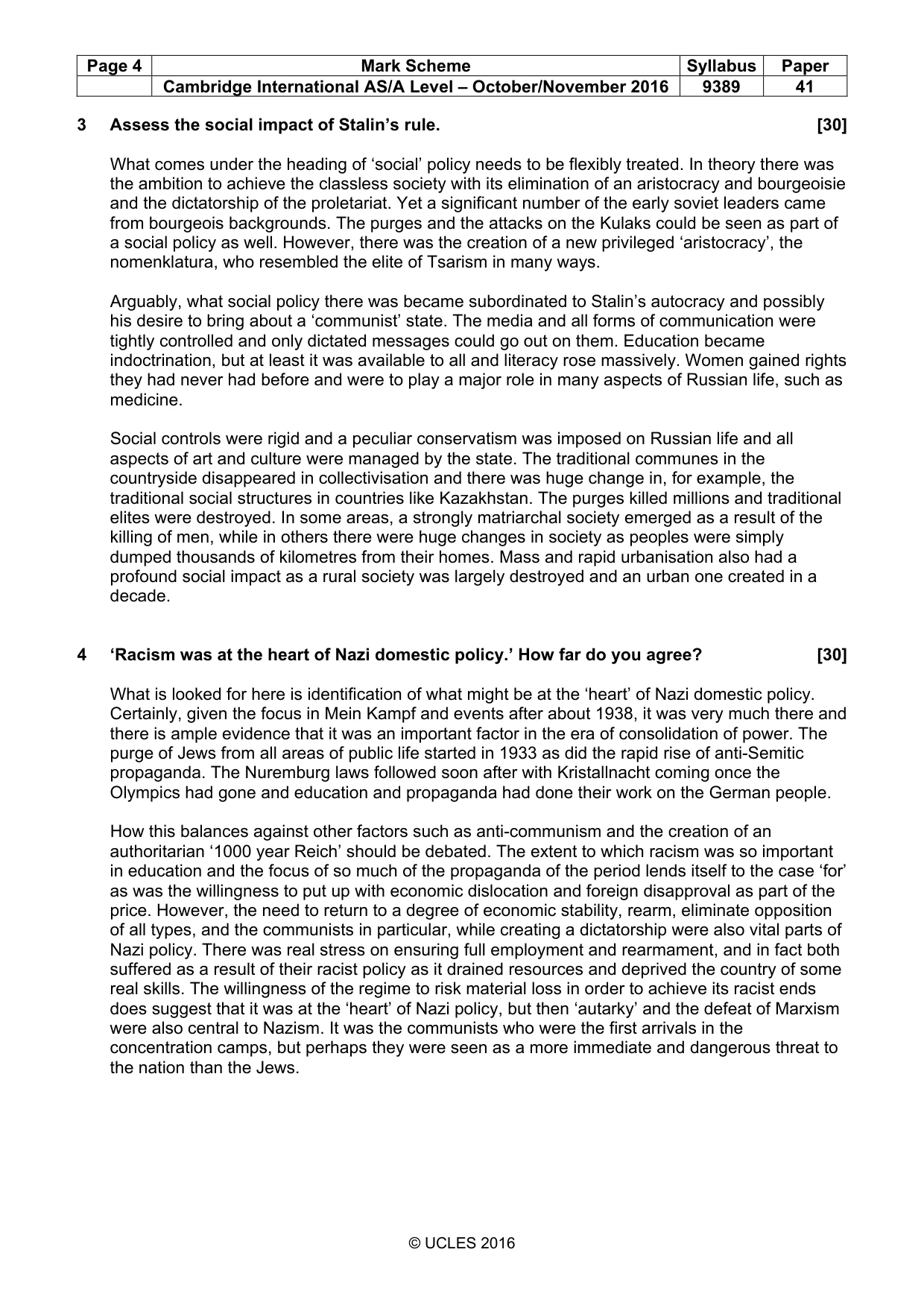 Mark scheme, page 4 of 15