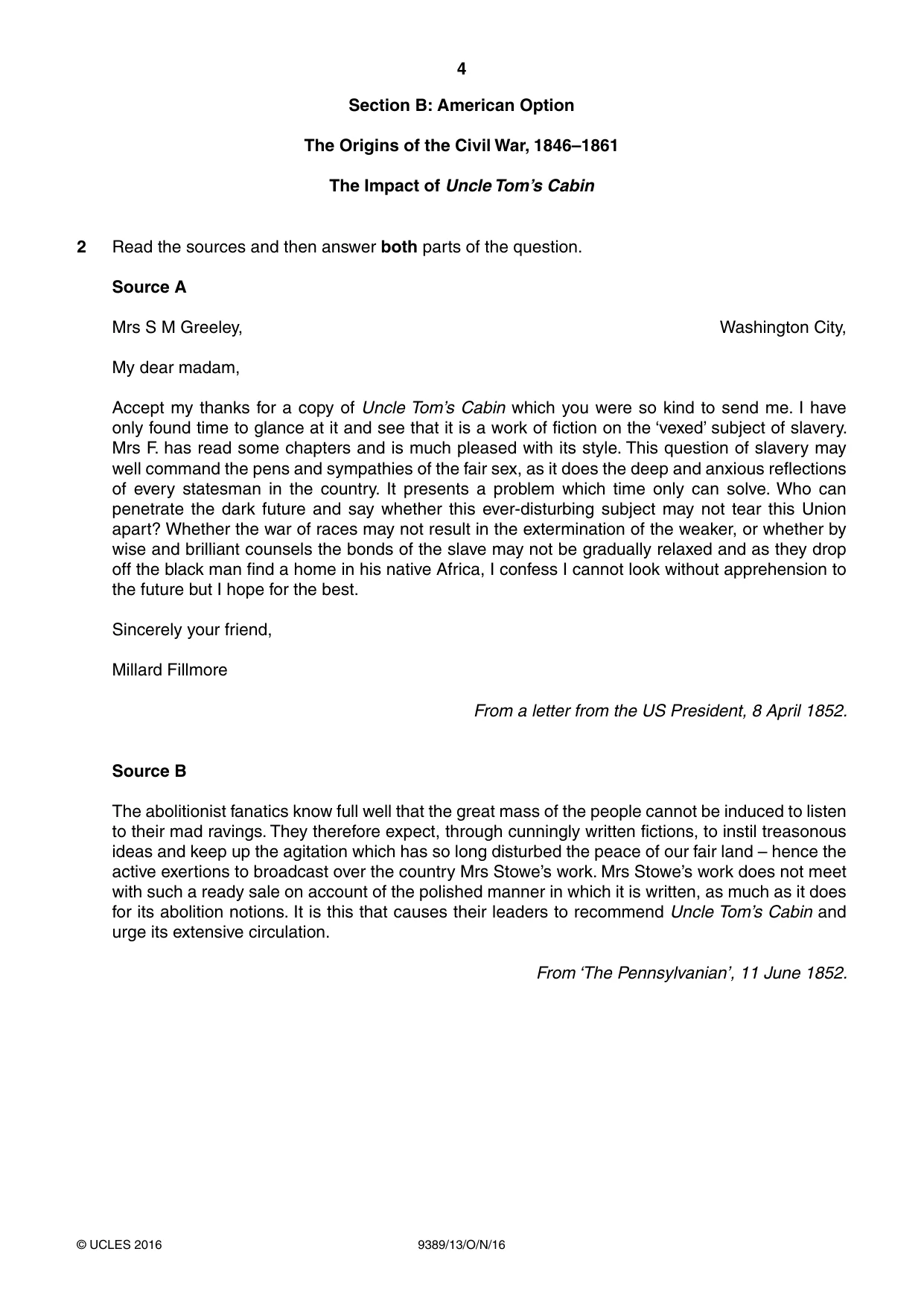 Cambridge A Level History 9389 2016 Oct/Nov Paper 1 · Variant 3 question paper, page 4 of 8