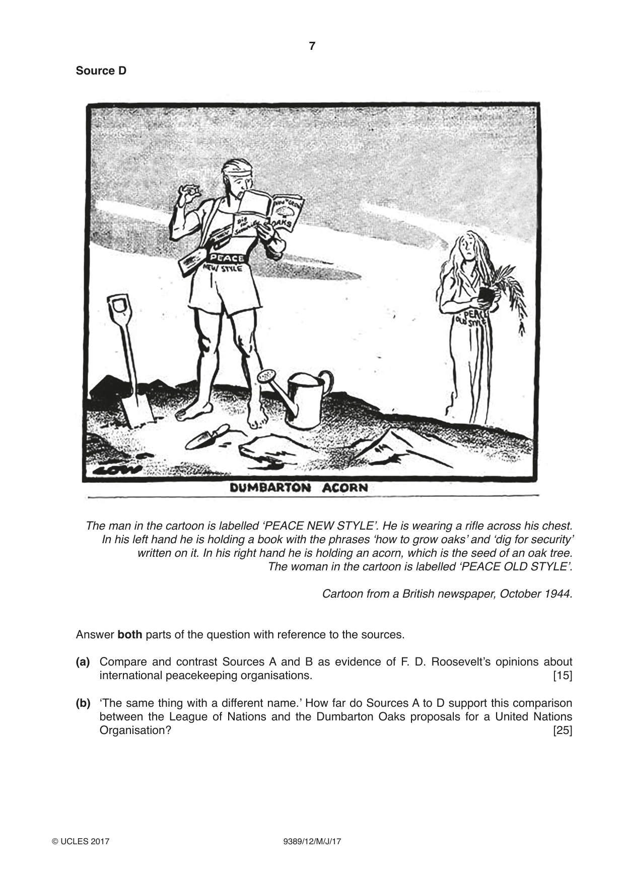 Cambridge A Level History 9389 2017 May/June Paper 1 · Variant 2 question paper, page 7 of 8