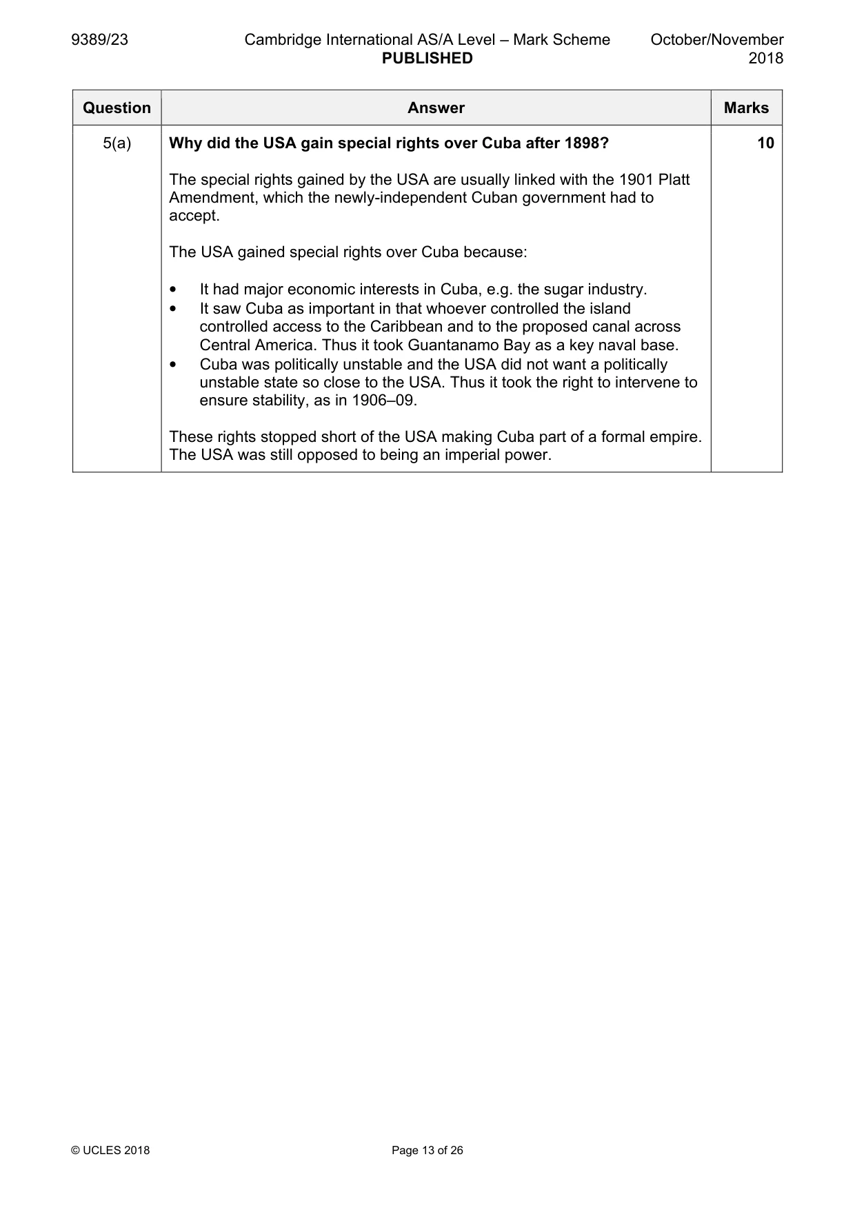 Mark scheme, page 13 of 26