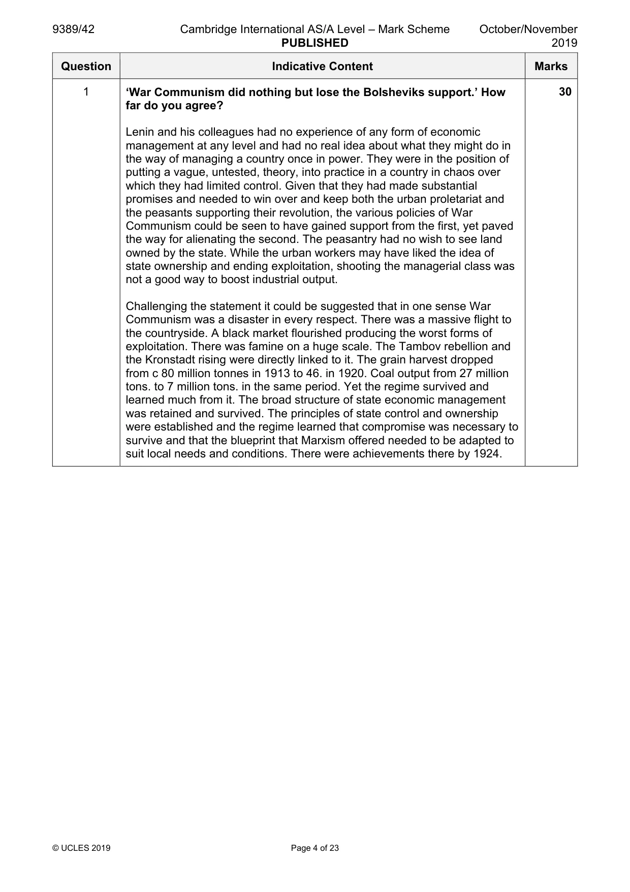 Mark scheme, page 4 of 23