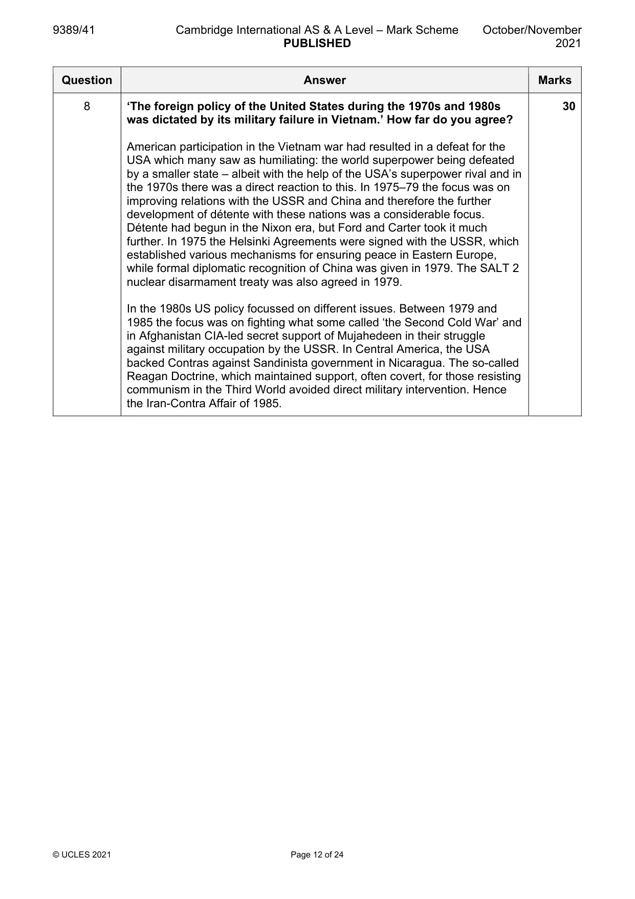 Mark scheme, page 12 of 24