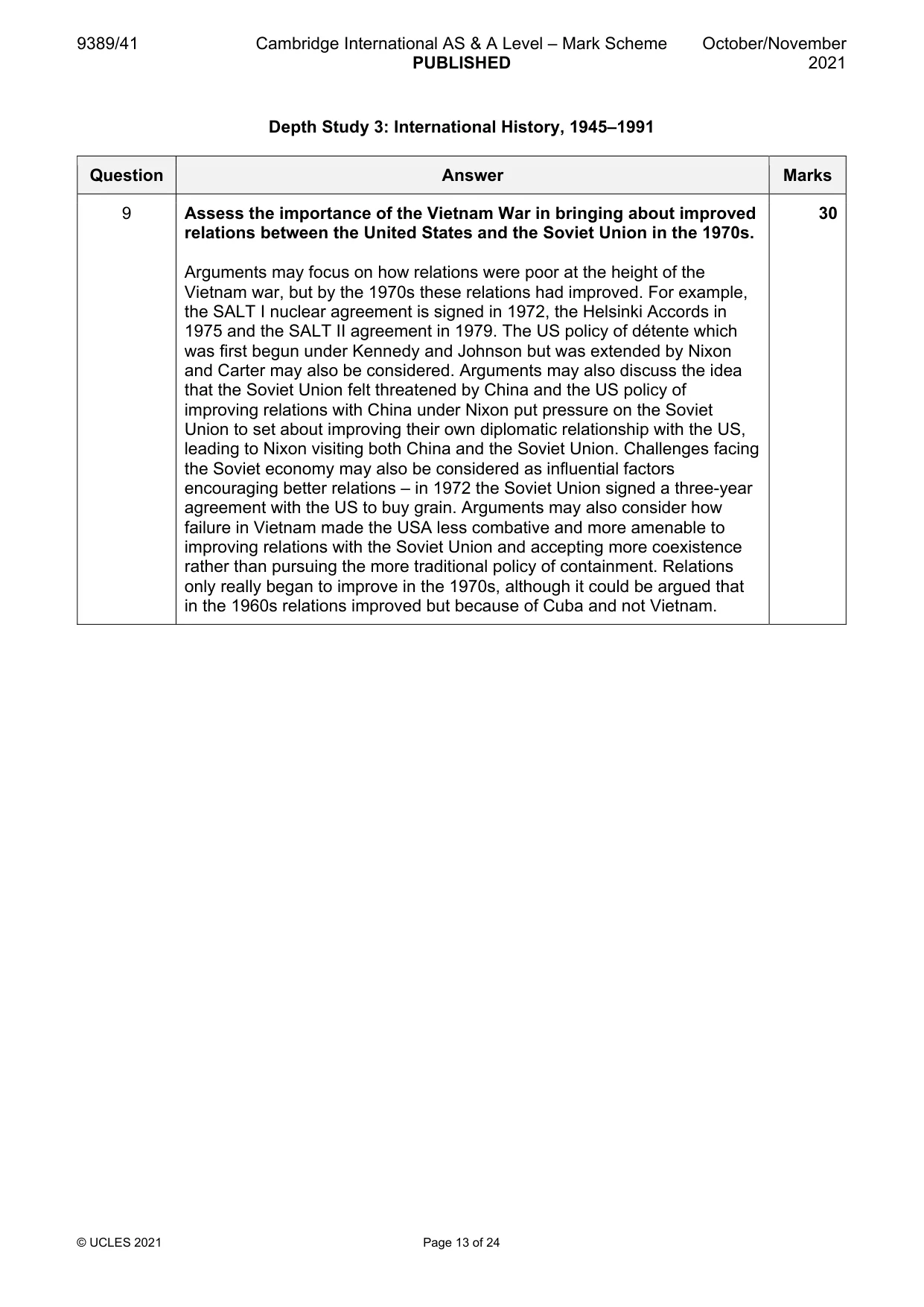 Mark scheme, page 13 of 24