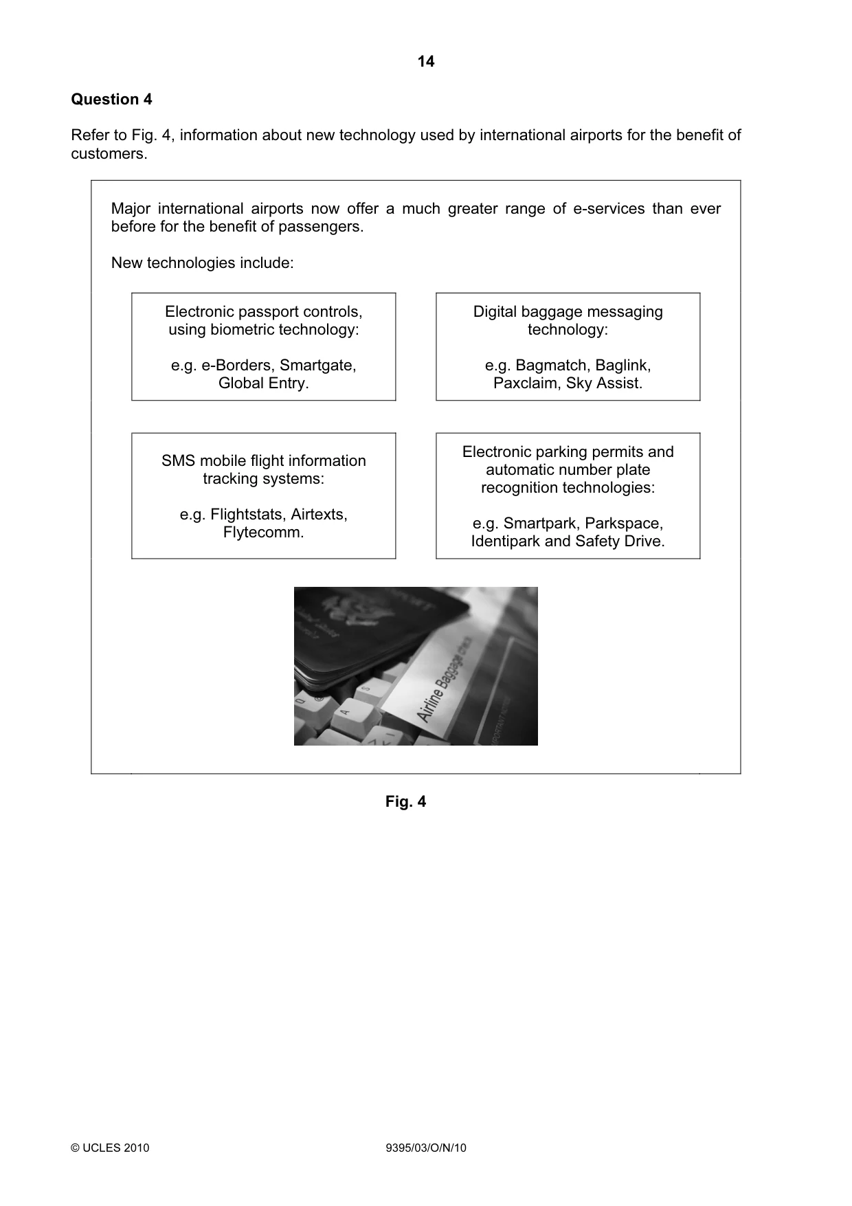 Cambridge A Level Travel and Tourism 9395 2010 Oct/Nov Paper 3 · Variant 1 question paper, page 14 of 20
