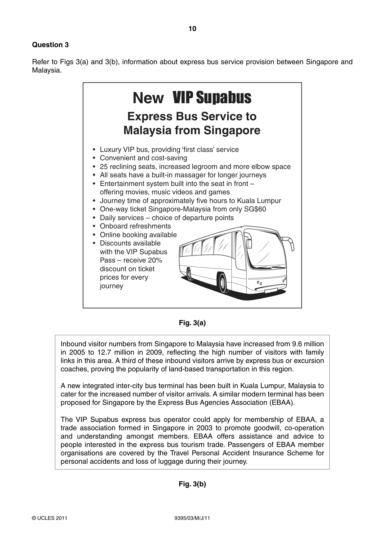 Cambridge A Level Travel and Tourism 9395 2011 May/June Paper 3 · Variant 1 question paper, page 10 of 16