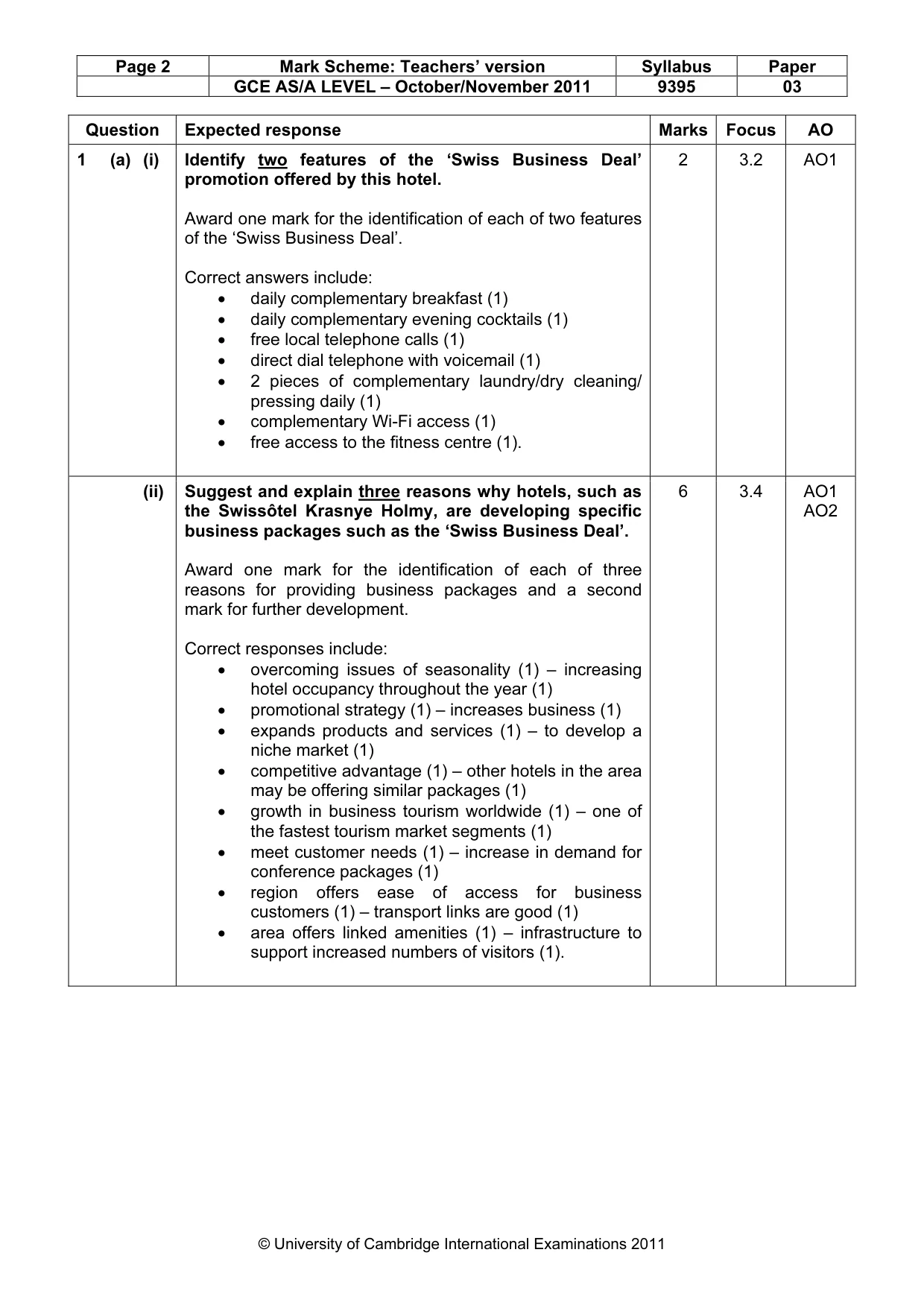 Mark scheme, page 2 of 13