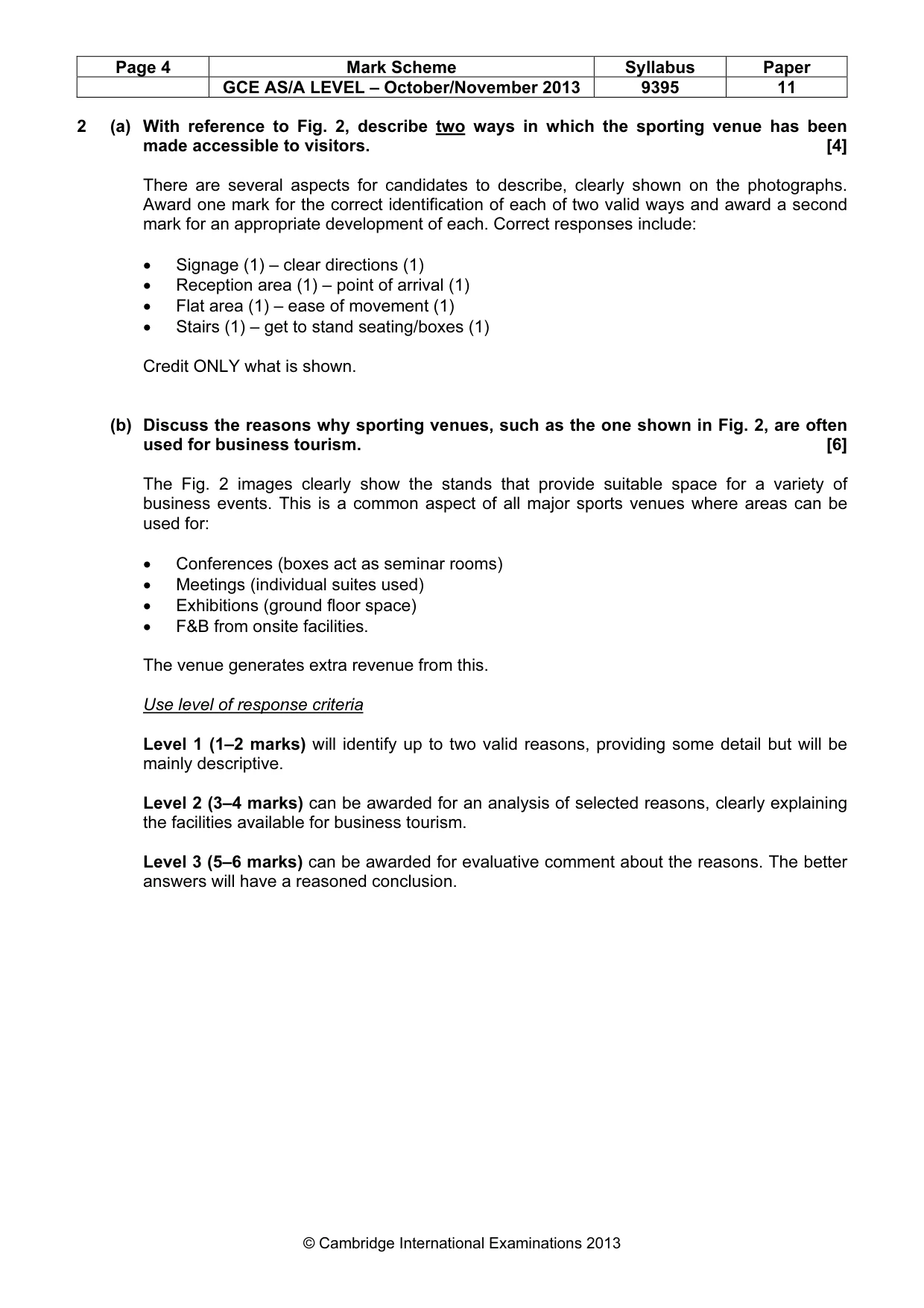 Mark scheme, page 4 of 10