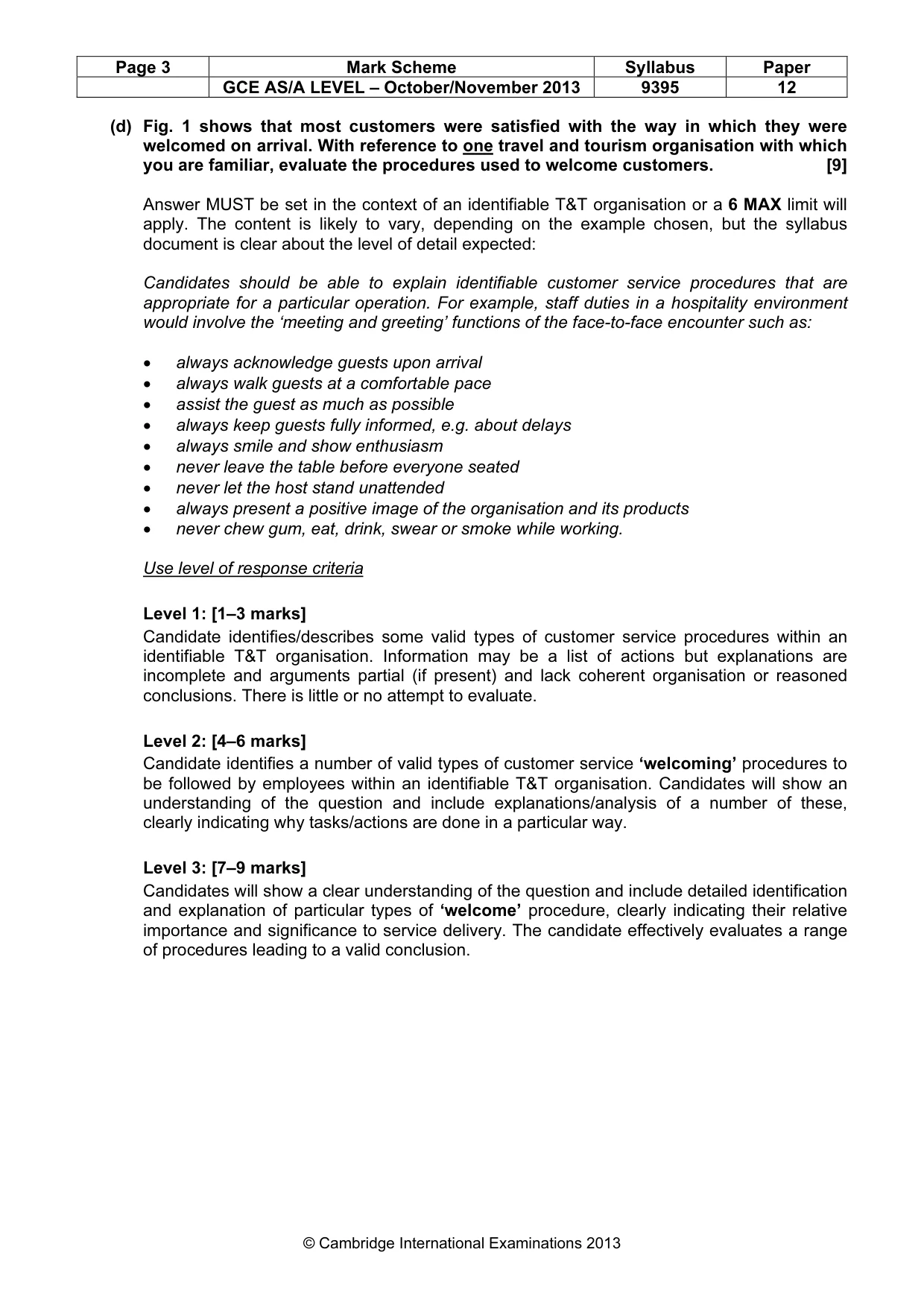 Mark scheme, page 3 of 10